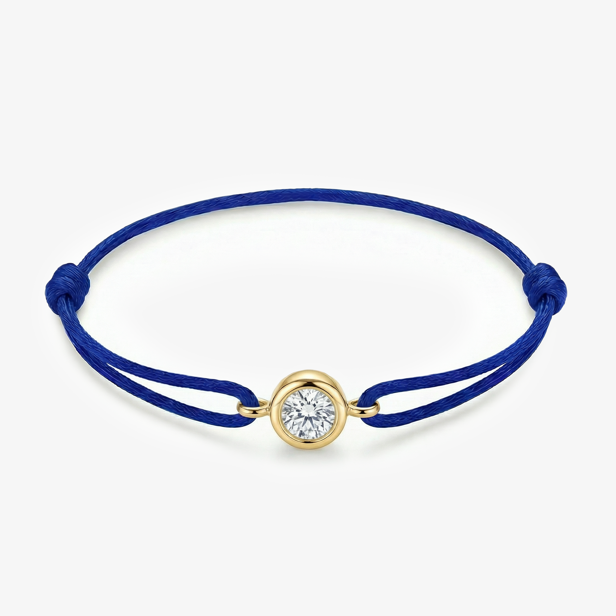 Bratara pe snur cu pandantiv si diamant 0.15ct