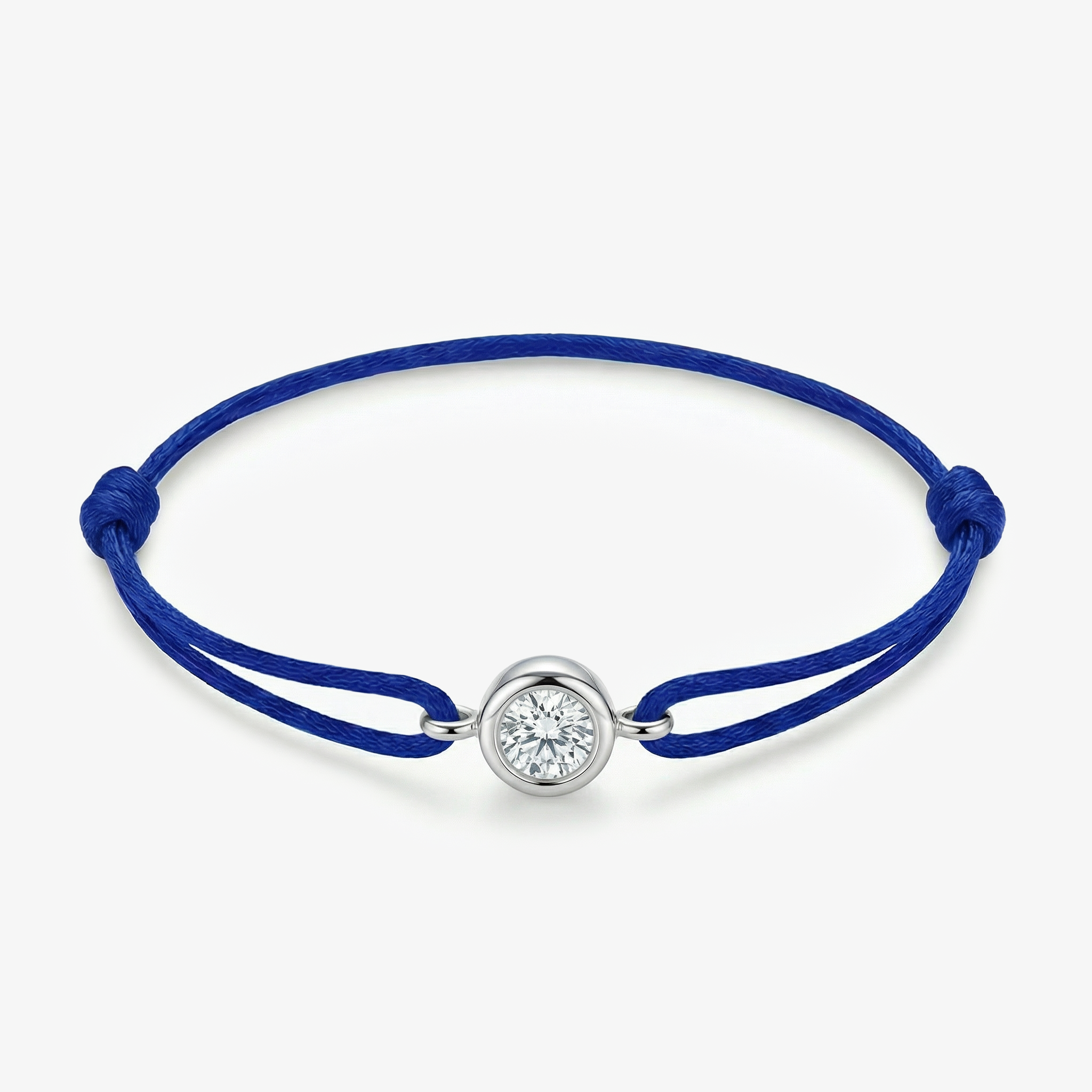 Bratara pe snur cu pandantiv si diamant 0.15ct