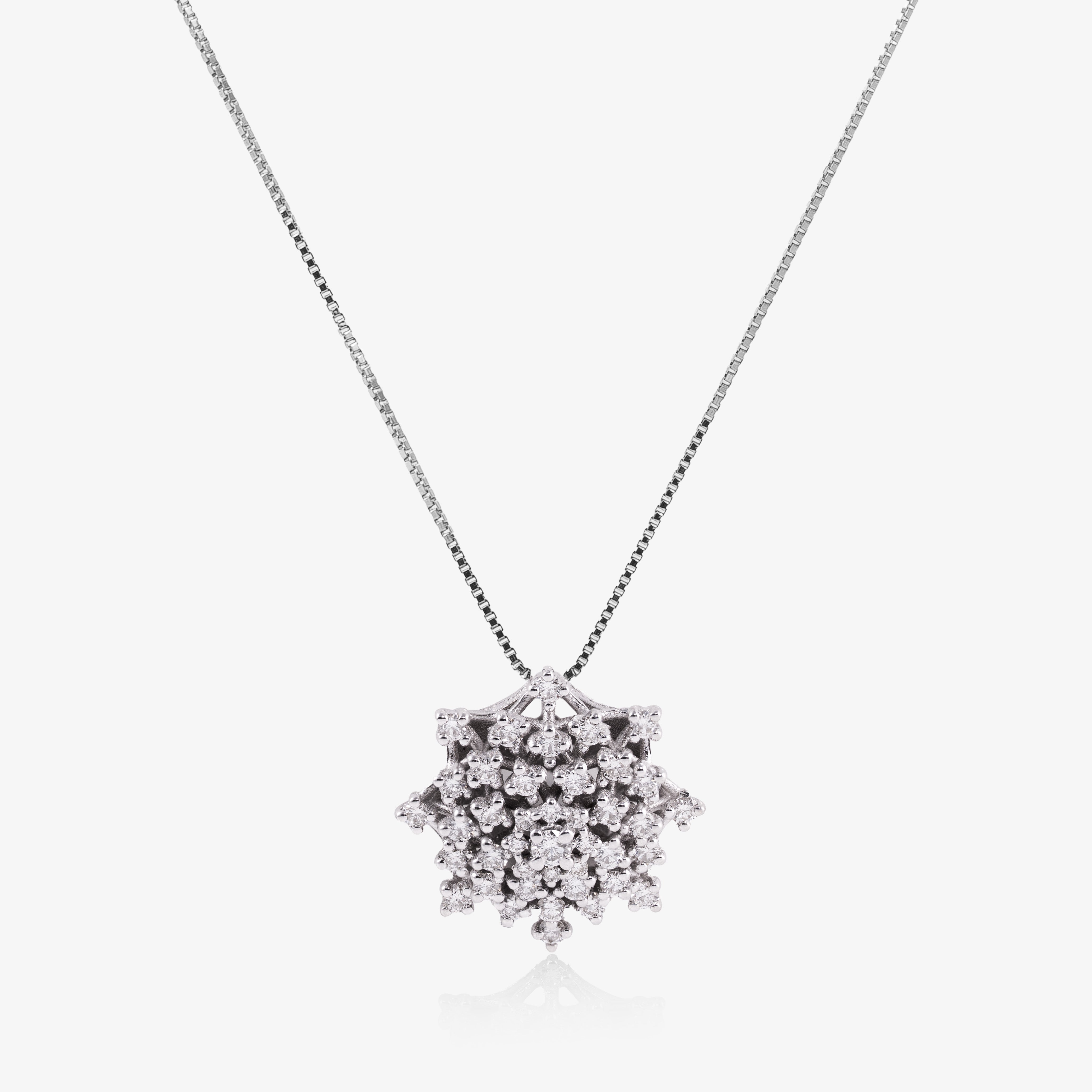 Colier aur 18k cu diamante 0.71 ct