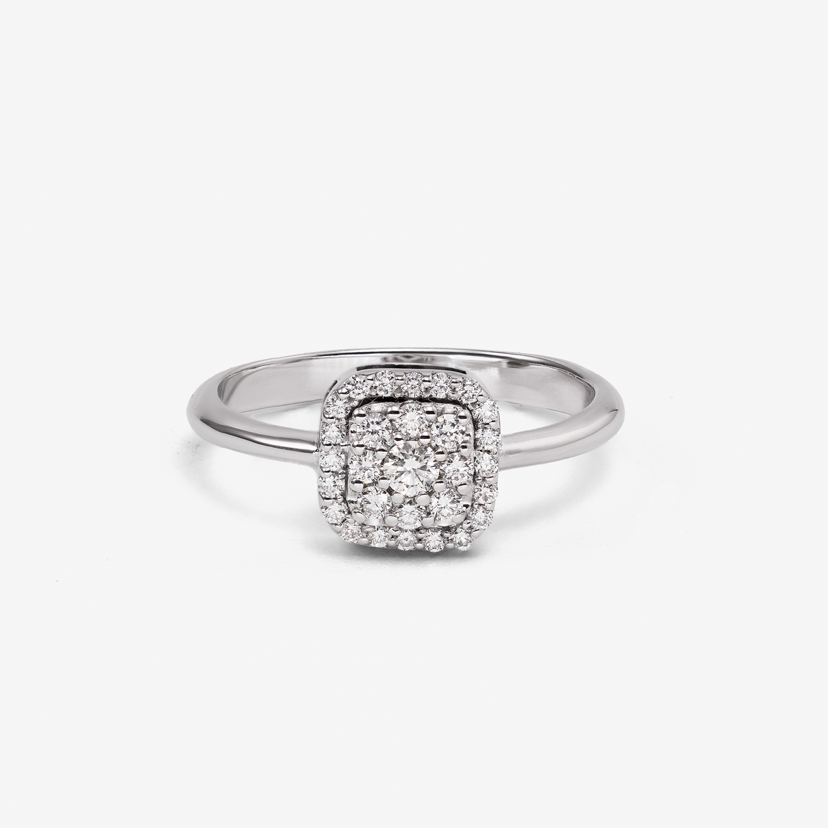 Inel aur 18k cu diamante 0.31 ct