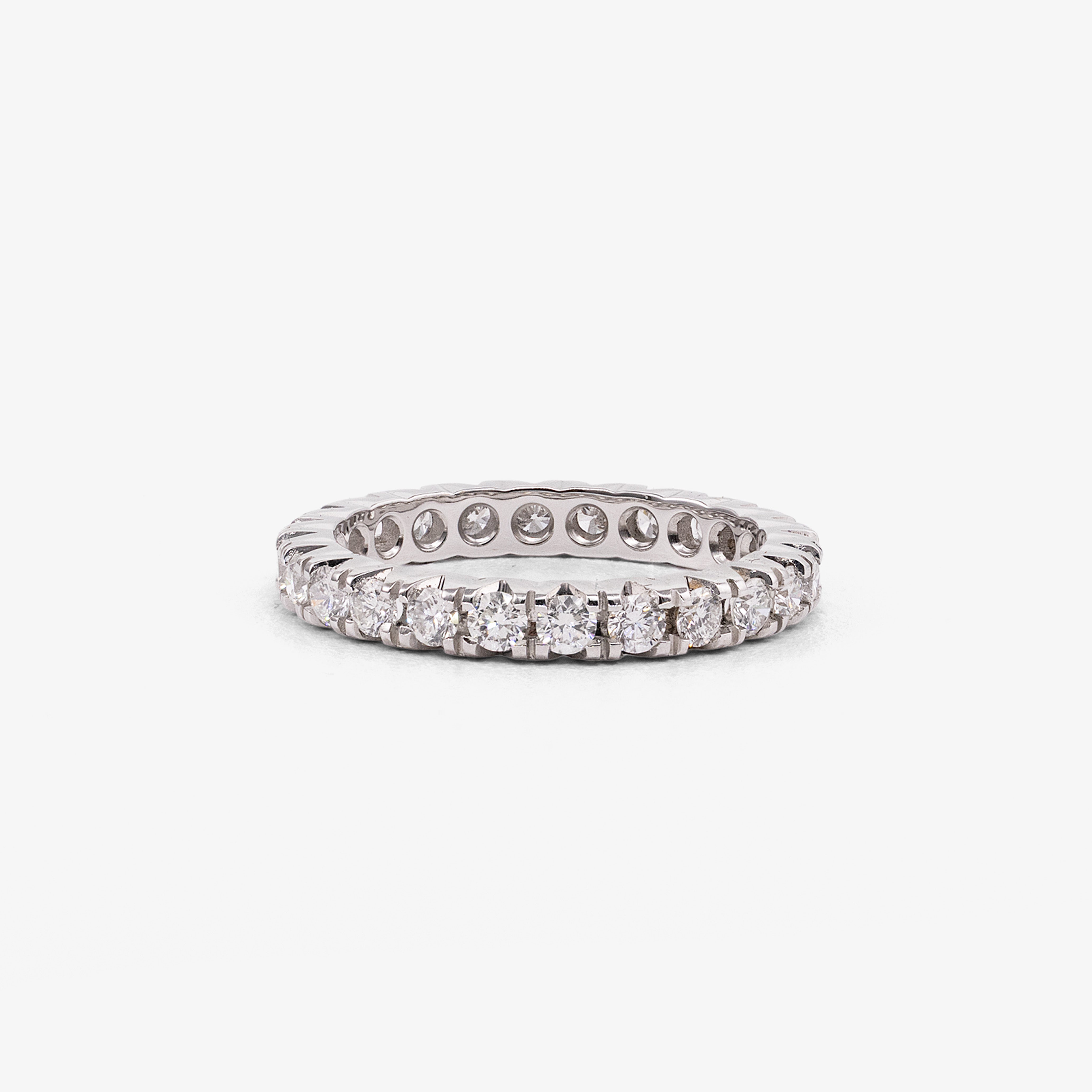 Inel eternity aur 18k cu diamante 1.22 ct