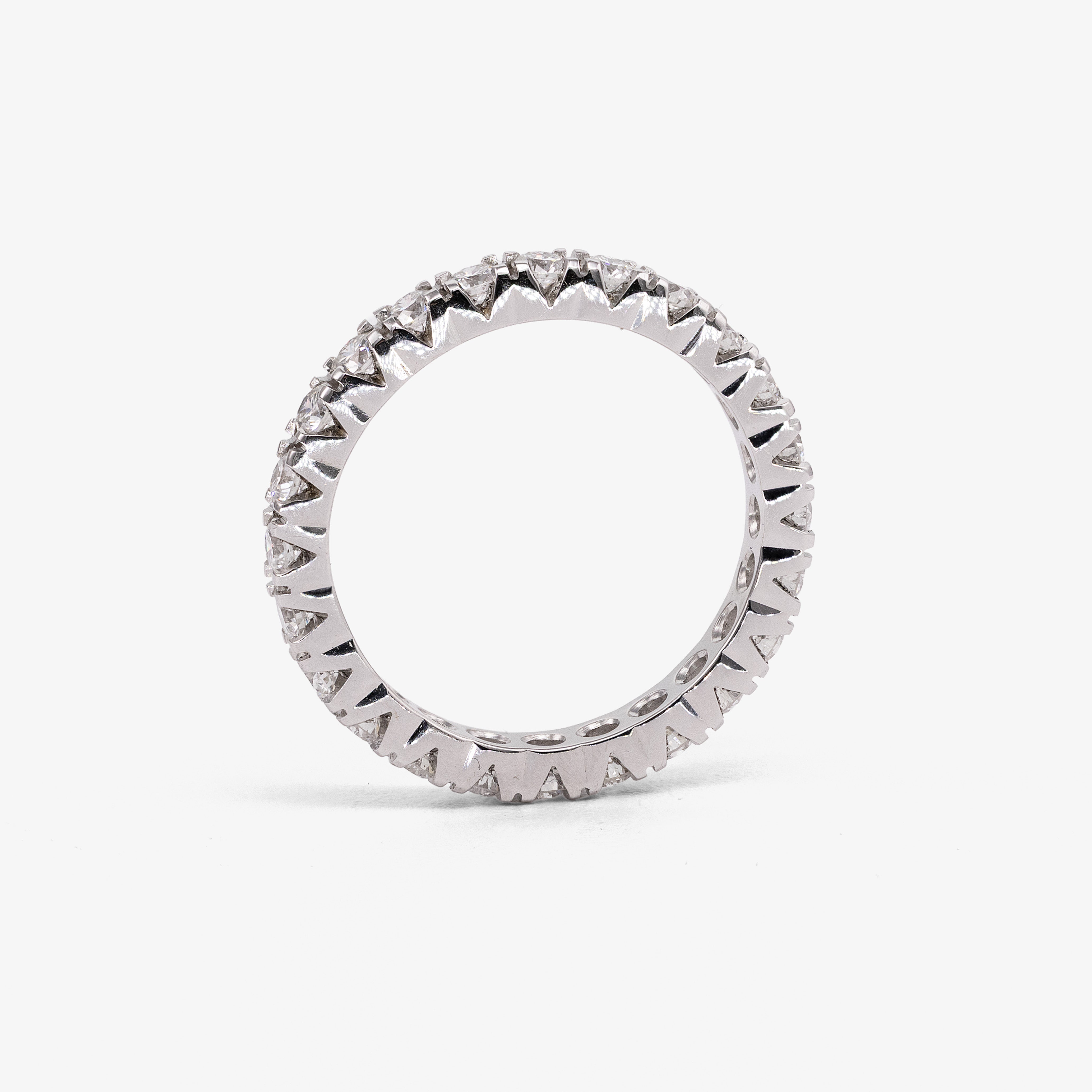 Inel eternity aur 18k cu diamante 1.22 ct