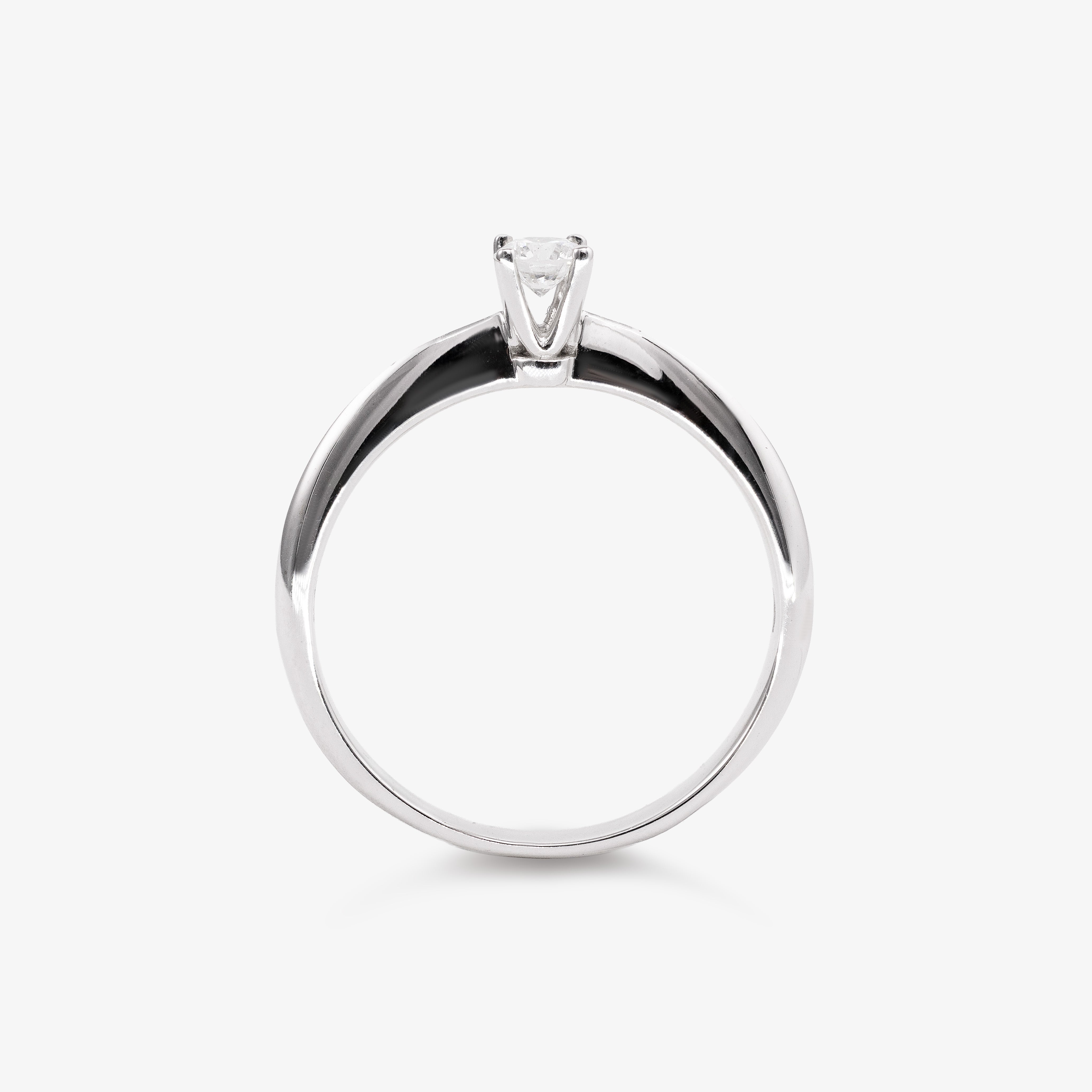 Inel de logodna din aur 18k cu diamant 0.30 ct