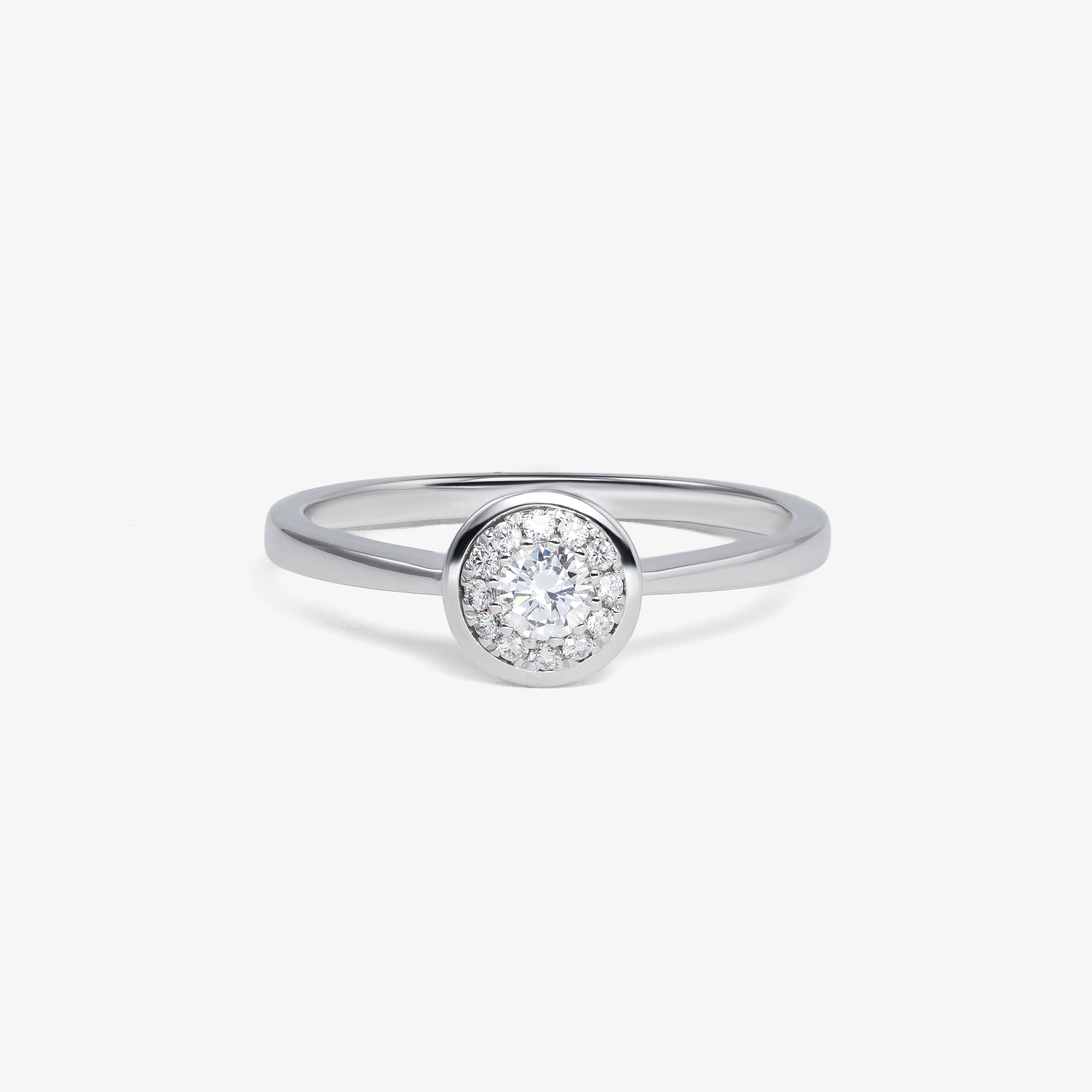 Inel aur 18k cu diamante 0.13ct