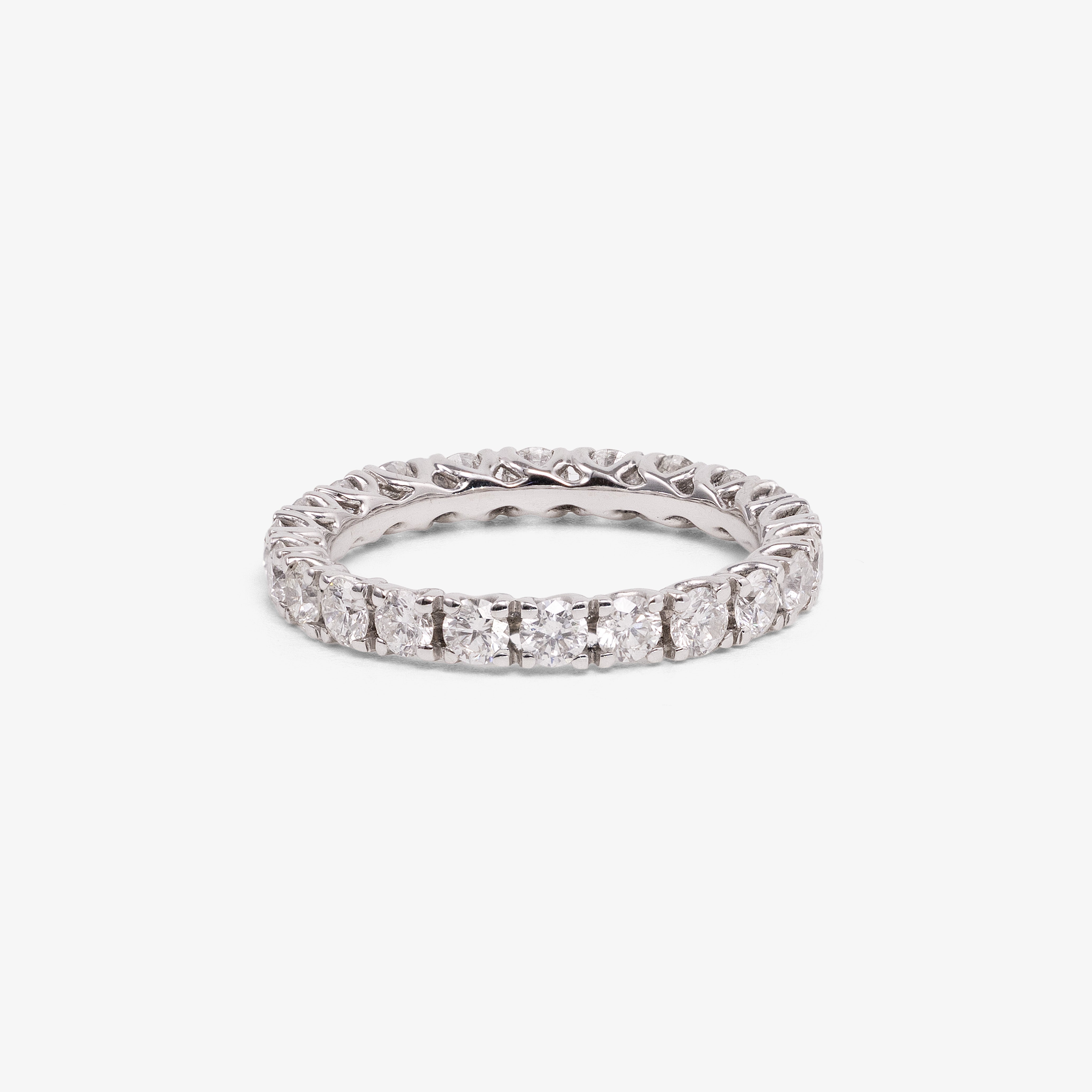 Inel eternity din aur 18k cu diamante 2.00 ct
