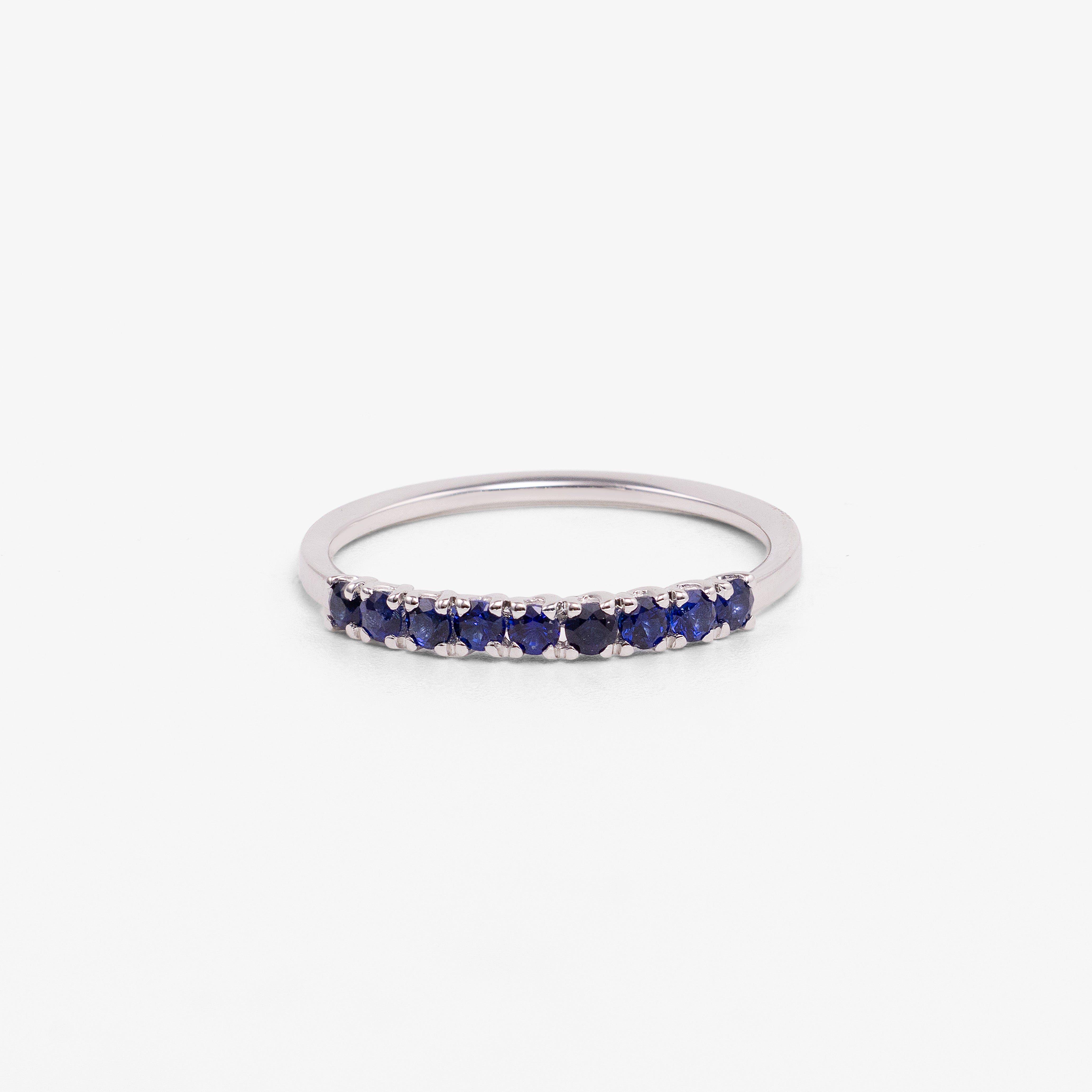 Inel semi-eternity cu Safire 0.40ct