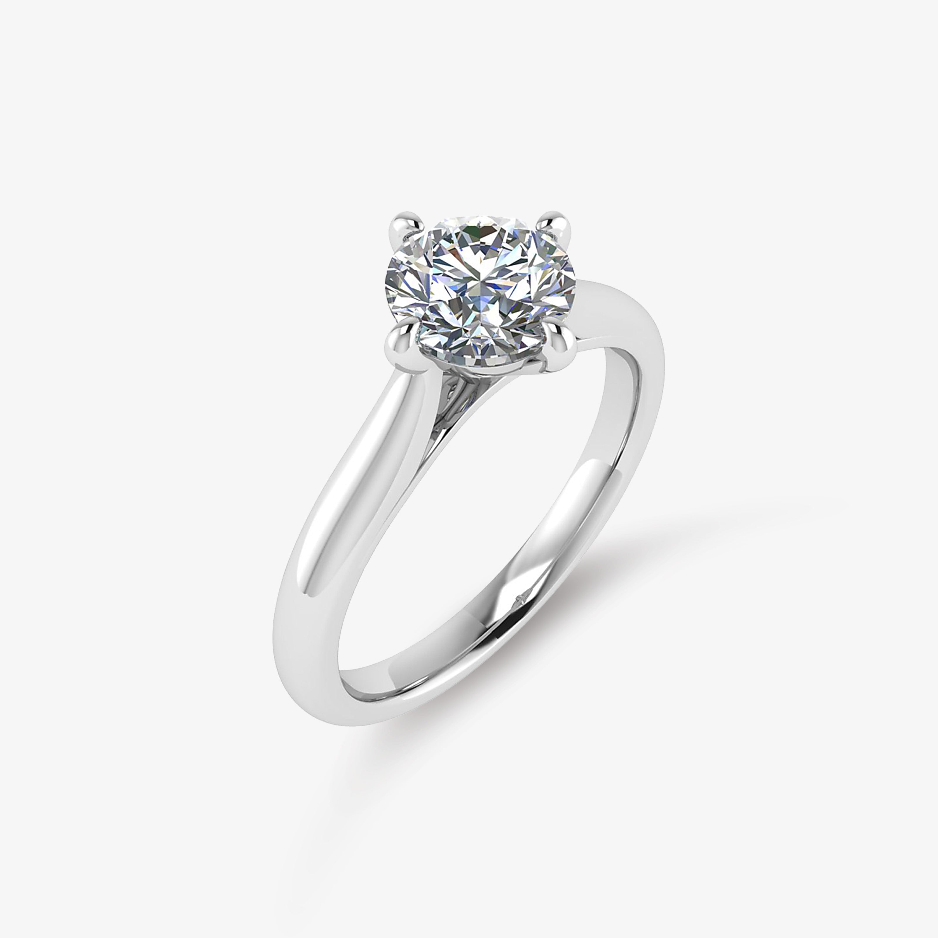 Inel de logodna din platina cu diamant 0.71 ct - Certificat GIA