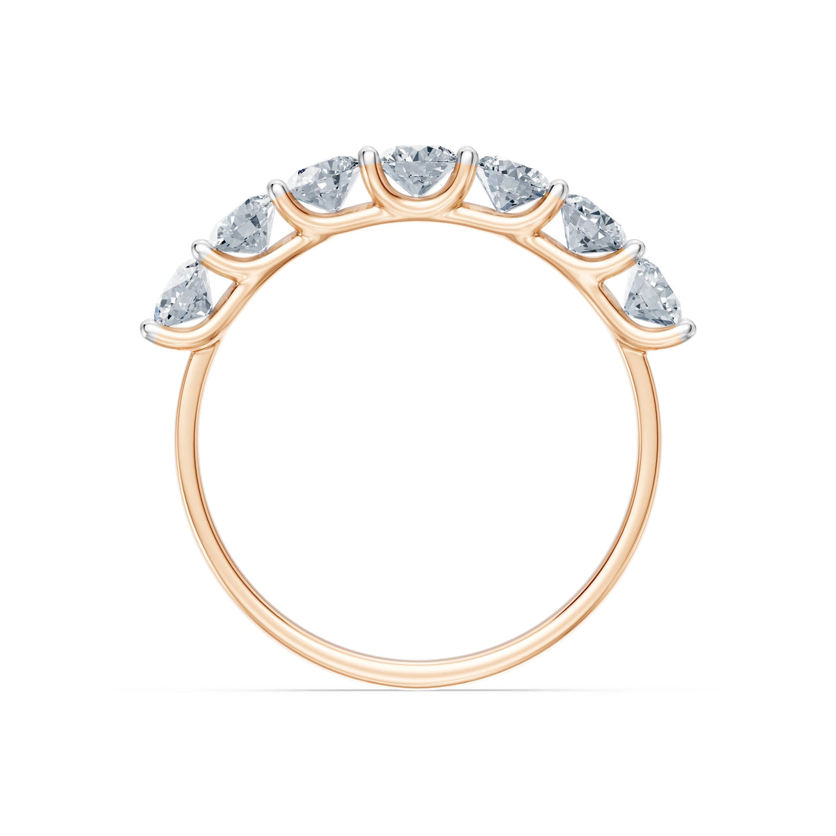 Inel din Aur cu Diamante, Forma Rotund Briliant, 1,05 CT