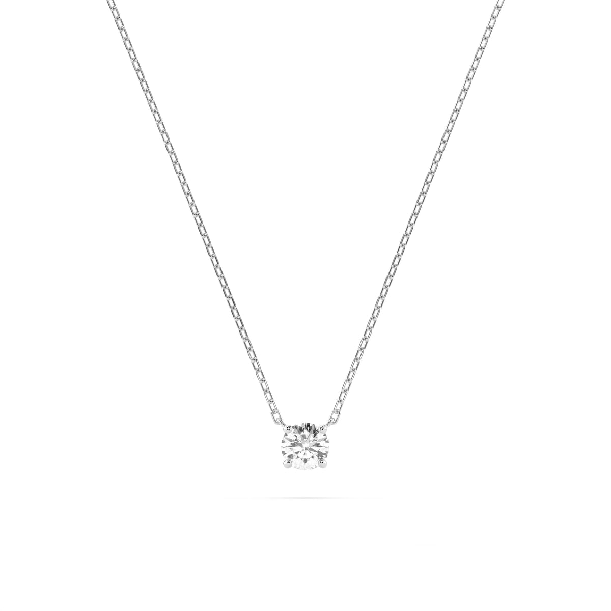 Colier din Aur cu Diamant, Forma Rotund Briliant, 0,10 CT