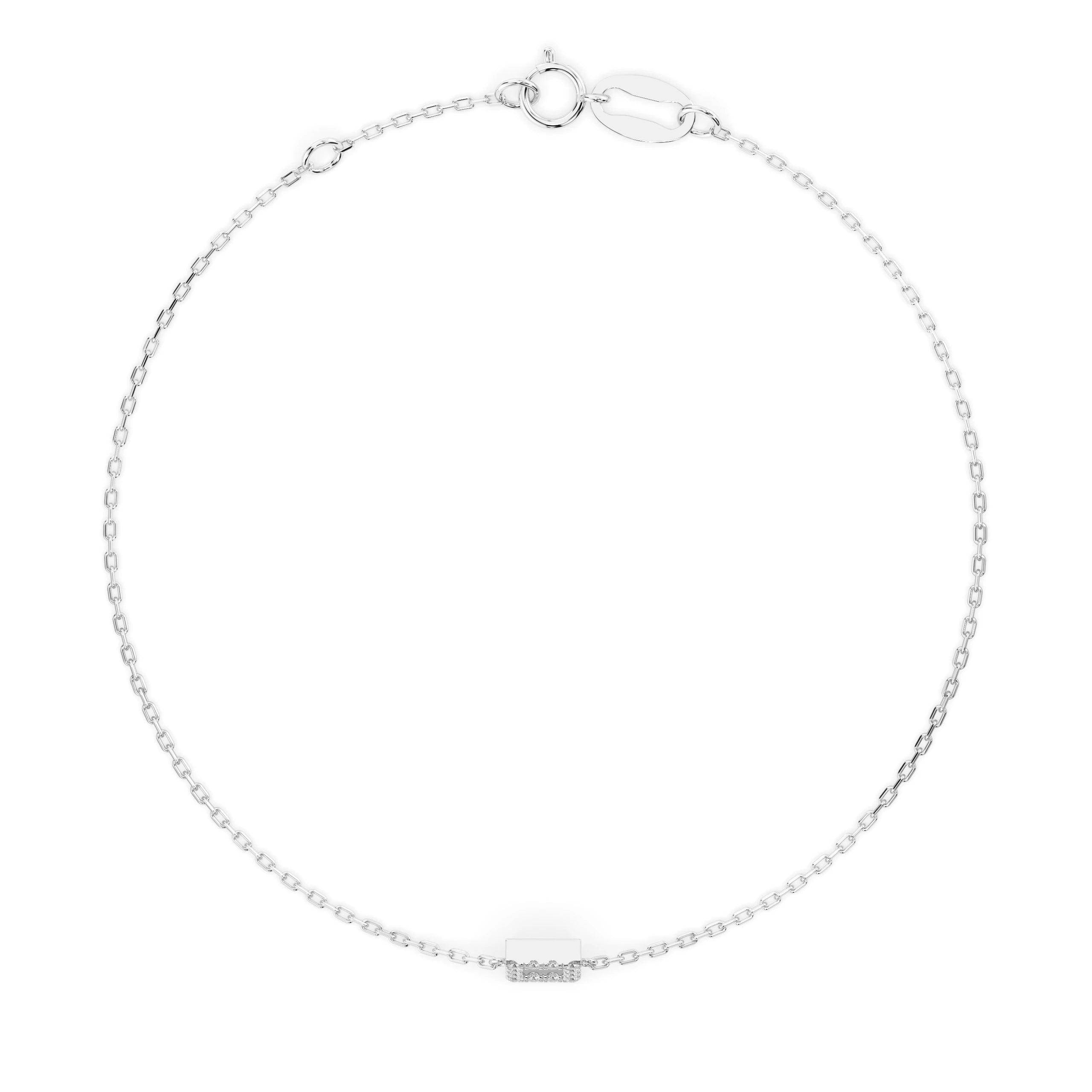 Brățară din Aur cu Diamante Rotunde Briliant 0.06 CT