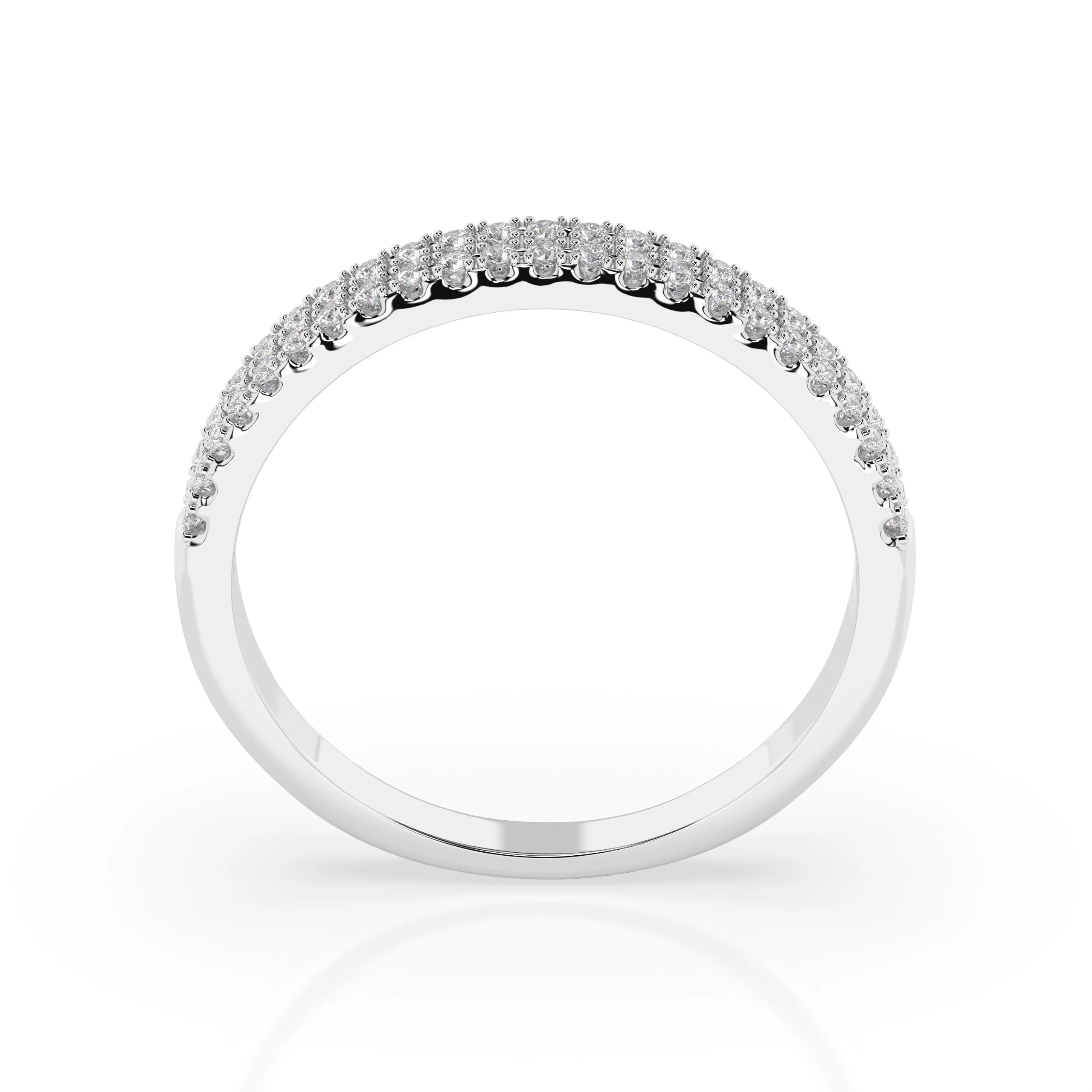 Inel din Aur cu Diamante Rotunde Briliant 0.18 CT