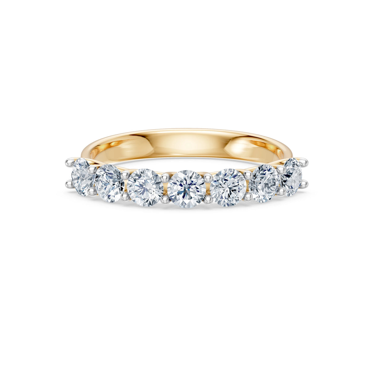 Inel din Aur cu Diamante, Forma Rotund Briliant, 1,05 CT