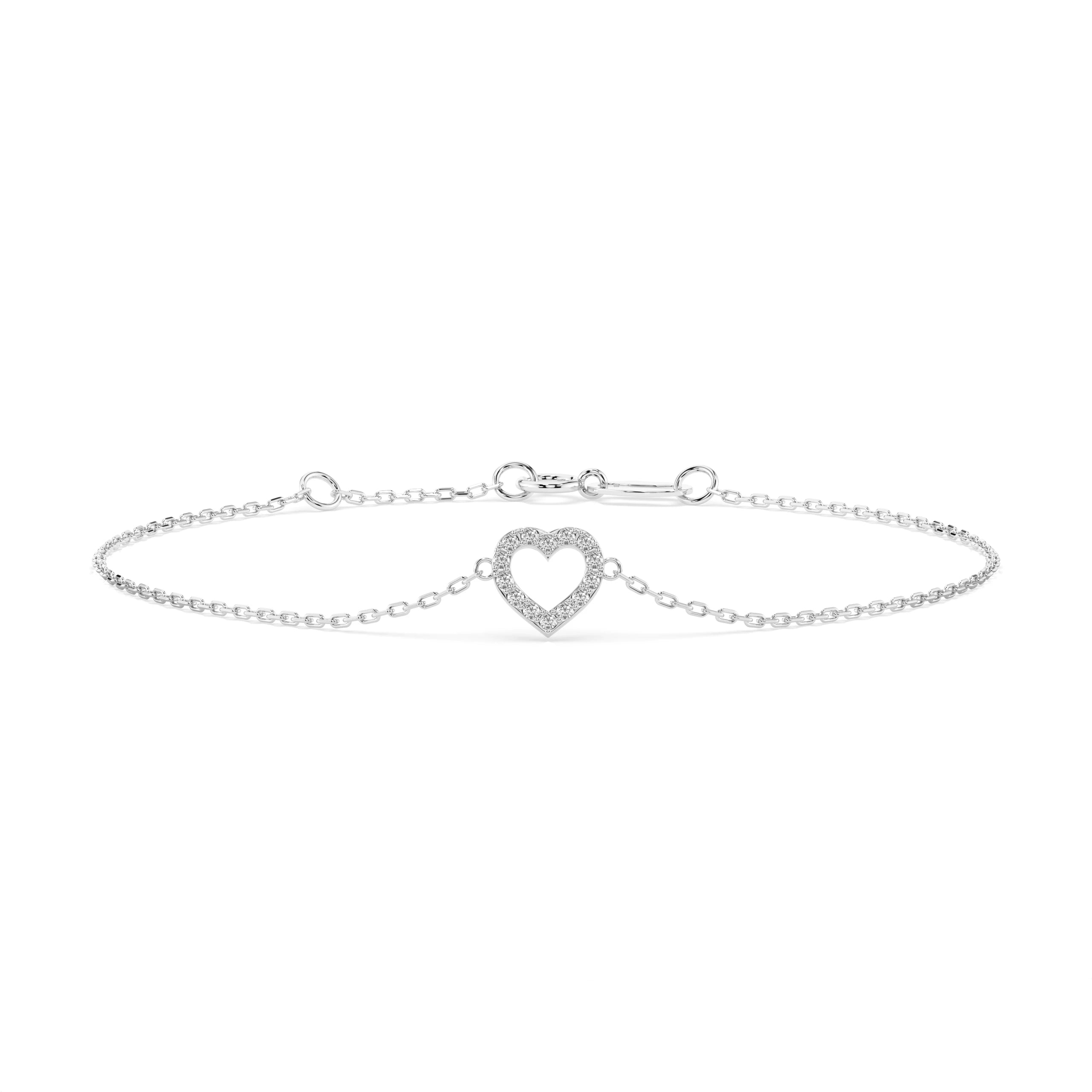 Brățară din Aur cu Diamante Rotunde Briliant 0.07 CT