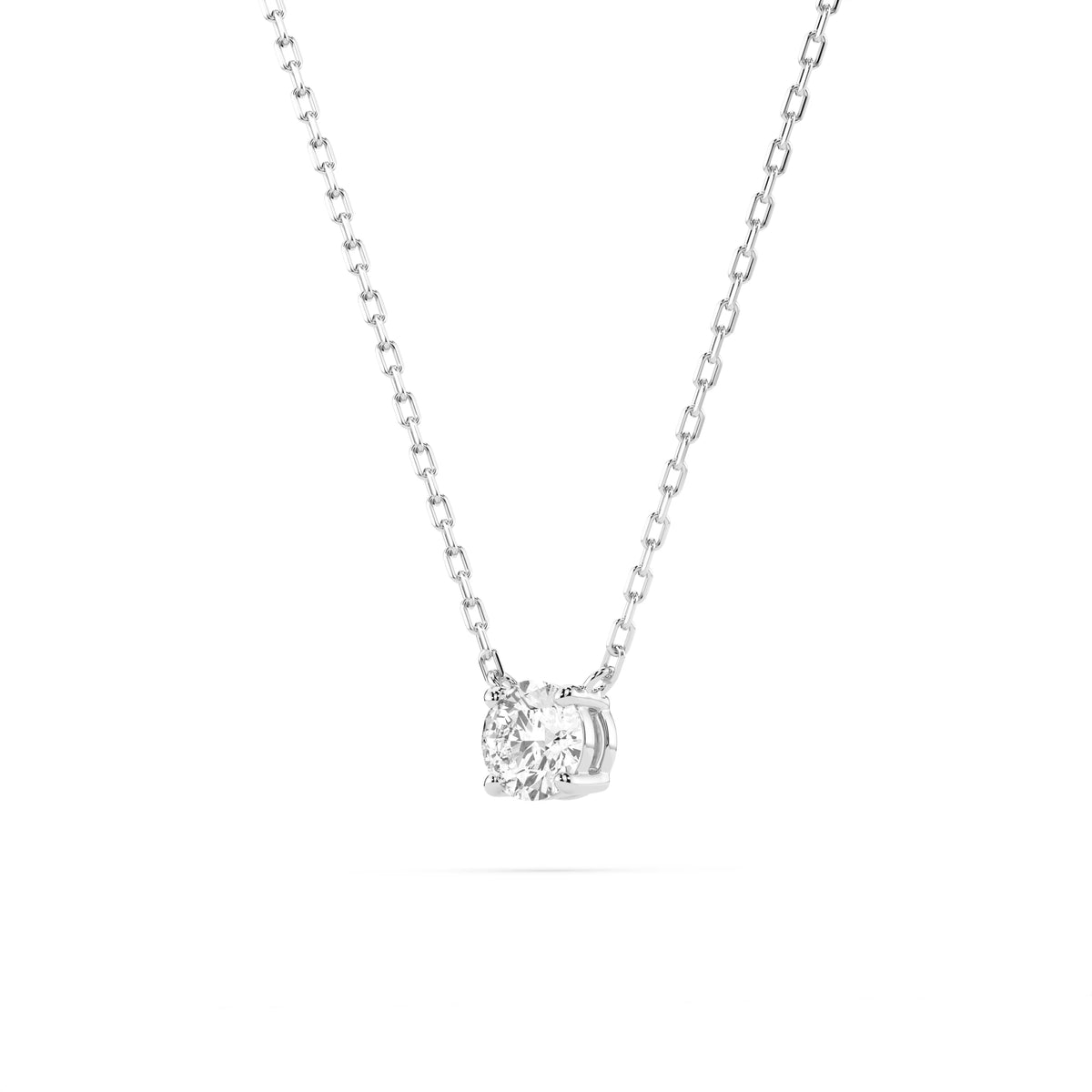 Colier din Aur cu Diamant, Forma Rotund Briliant, 0,20 CT