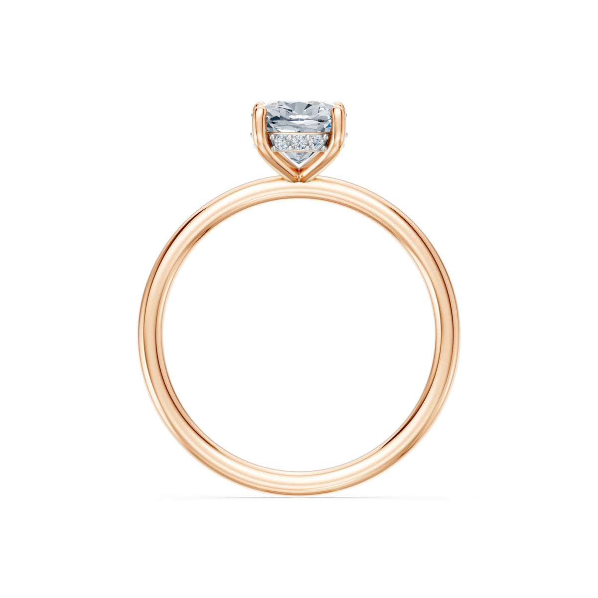 Inel de Logodnă Solitaire din Aur, Diamant Cushion 1,50 CT