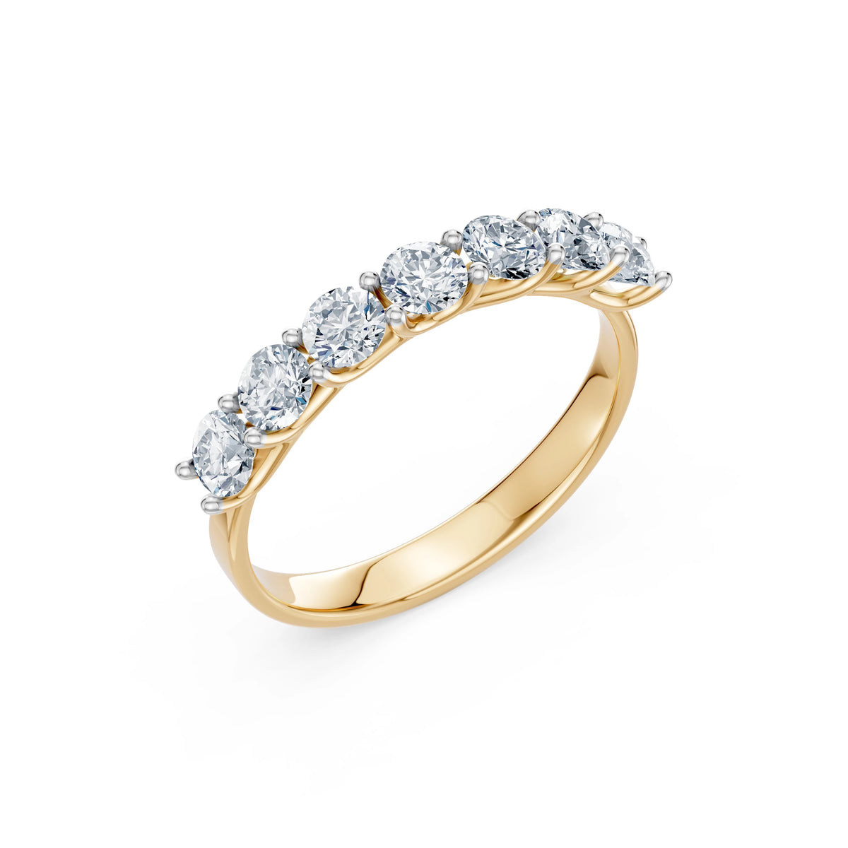 Inel din Aur cu Diamante, Forma Rotund Briliant, 1,05 CT
