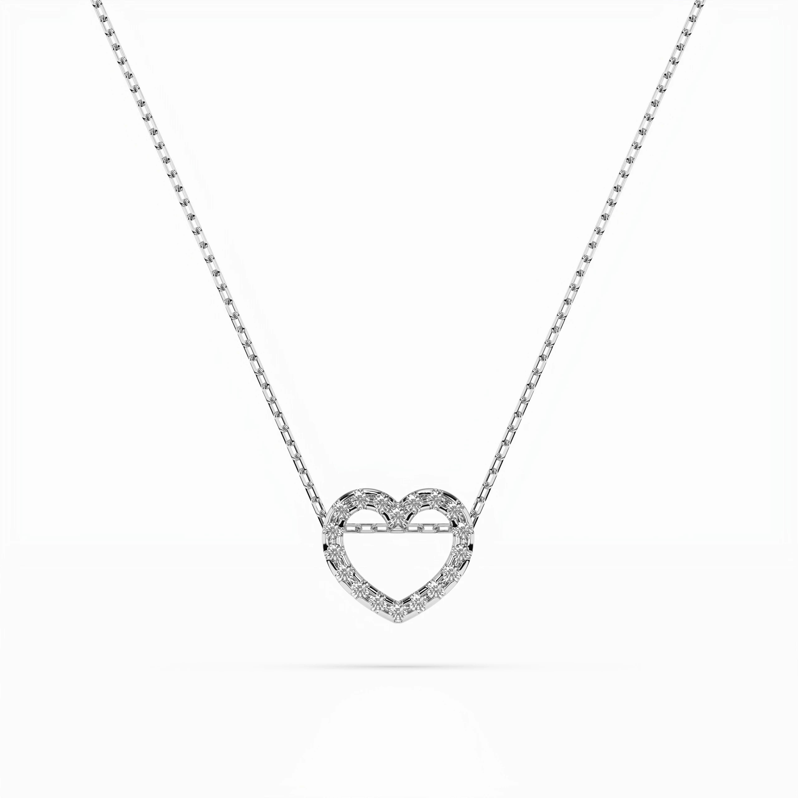 Colier din Aur cu Diamante Rotunde Briliant 0.09 CT