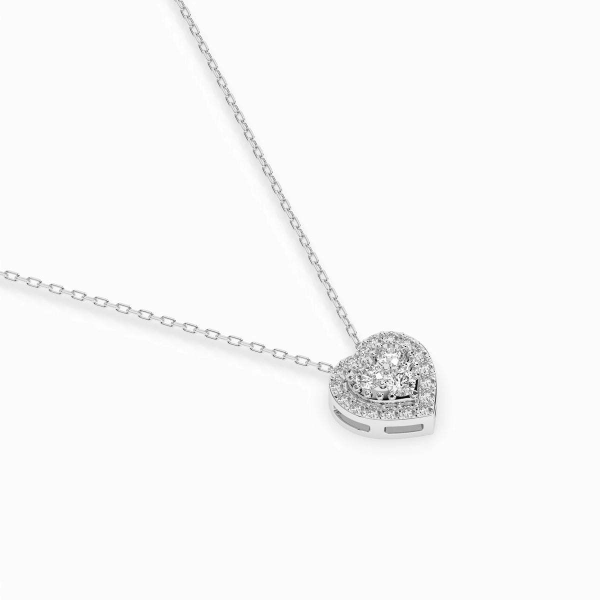 Colier din Aur cu Diamante, Forma Rotund Briliant, 0,17 CT