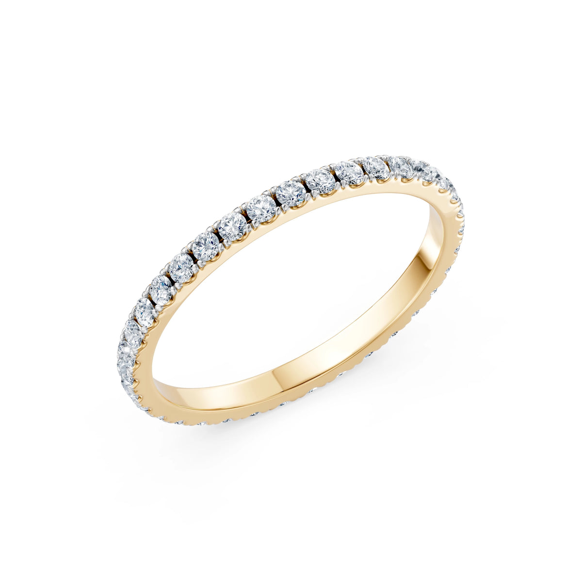 Inel din Aur cu Diamante, Forma Rotund Briliant, 0,53 CT
