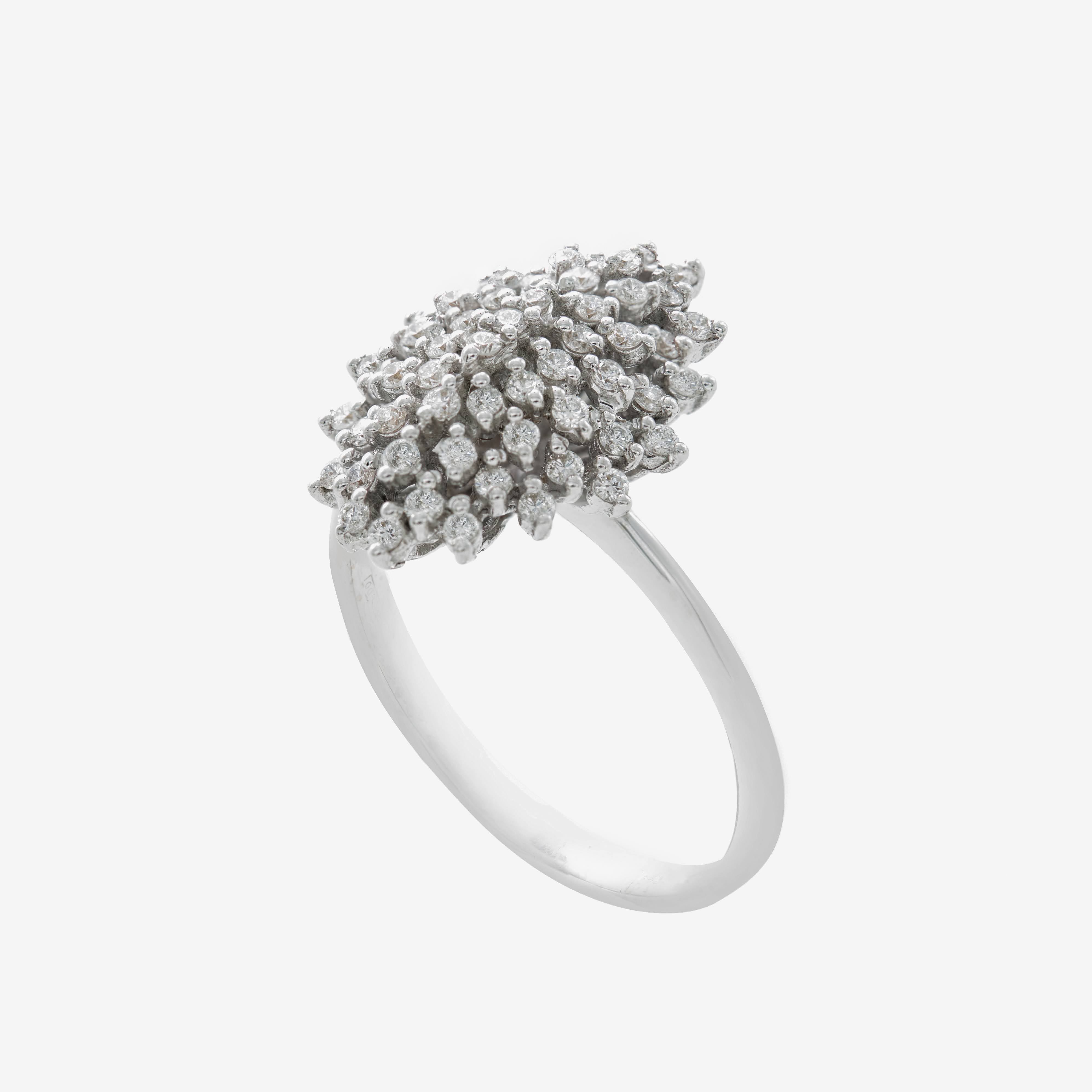 Inel aur 18k cu diamante 0.51 ct G/VS