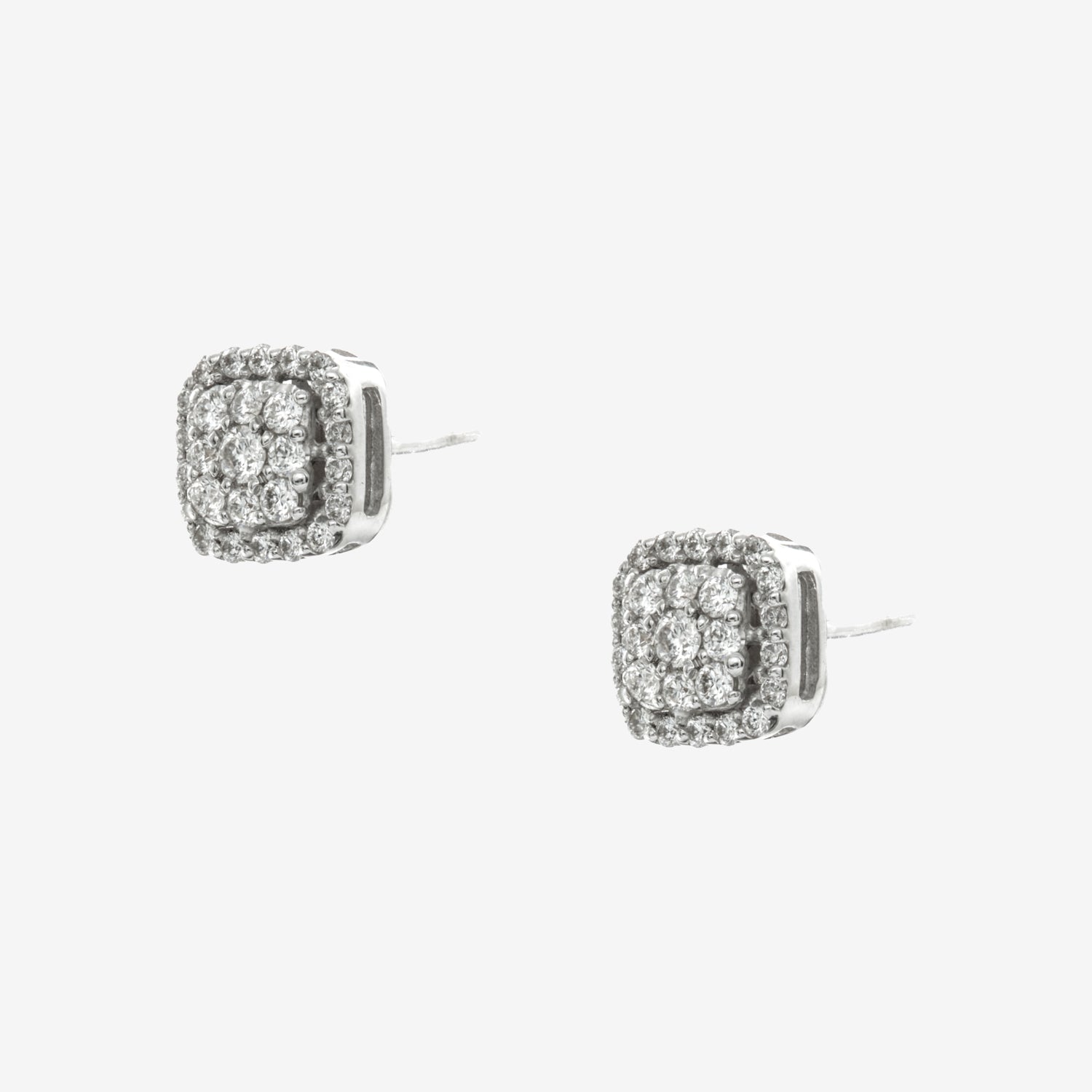 Cercei aur 18k cu diamante 0.50 ct