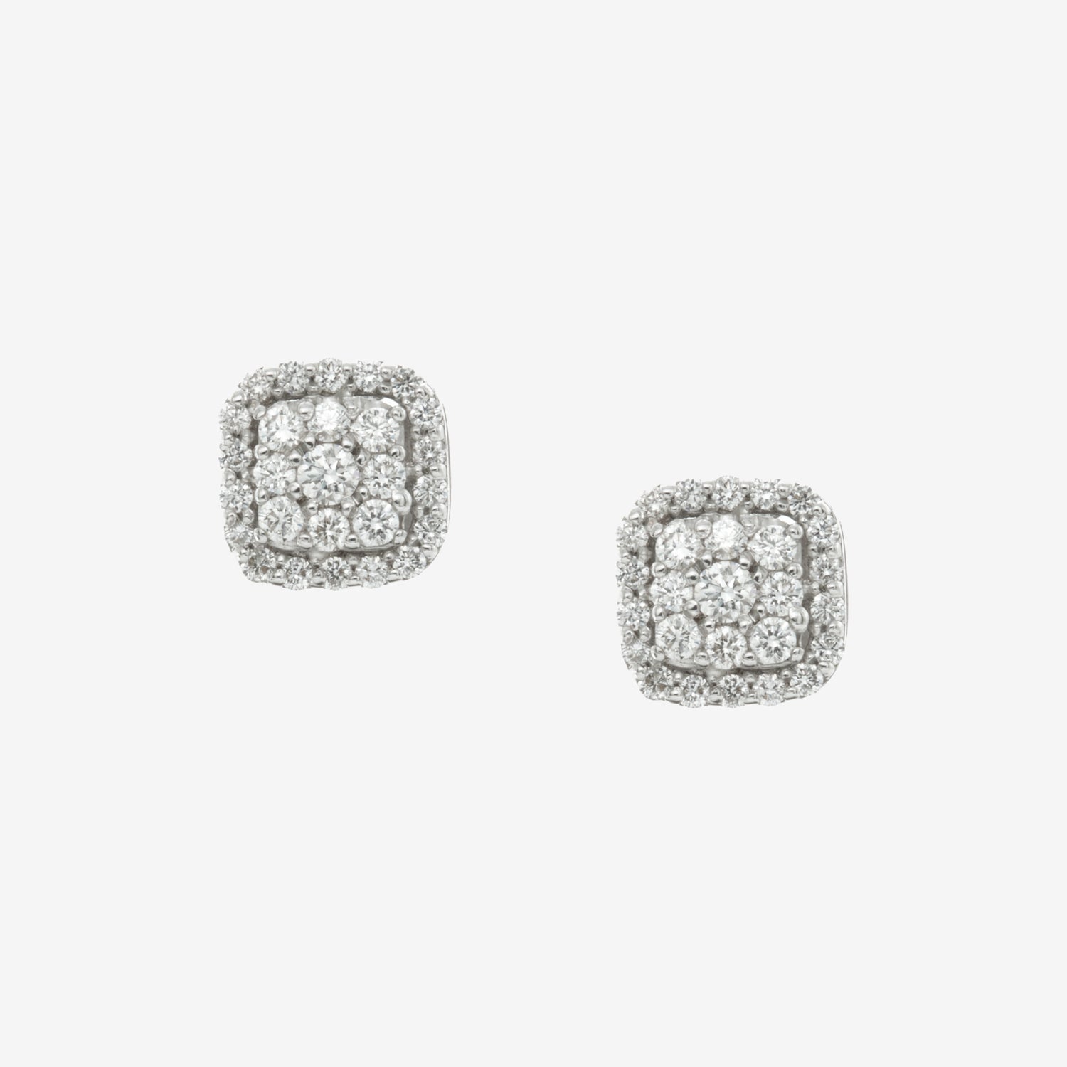 Cercei aur 18k cu diamante 0.50 ct