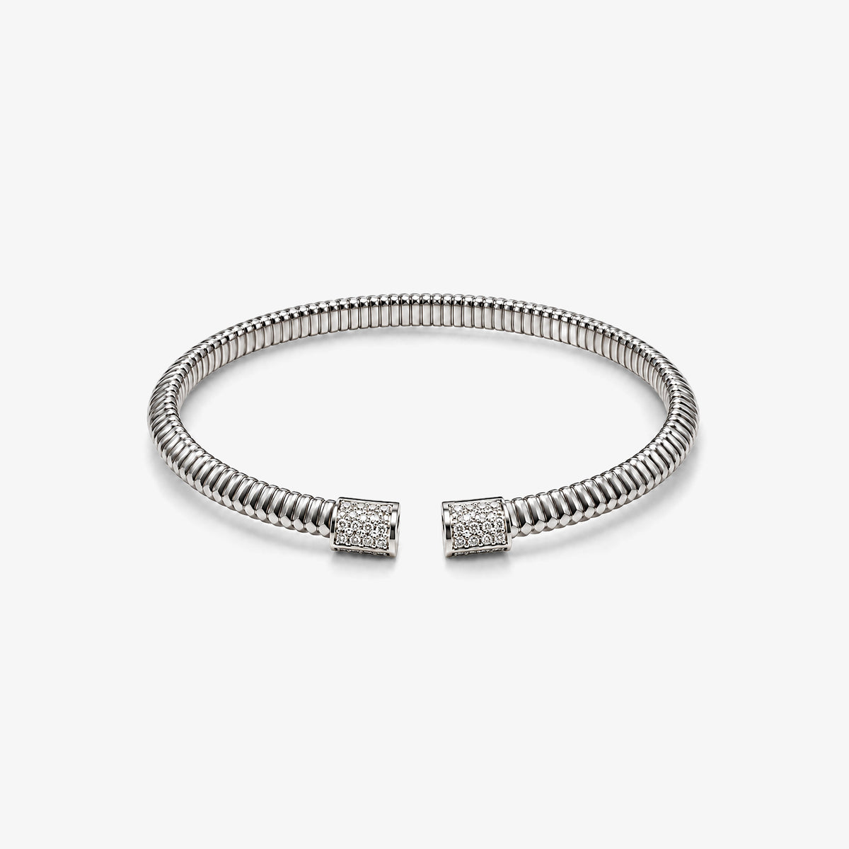Brățară din aur alb 18K cu diamante 0,33 ct – vedere principală