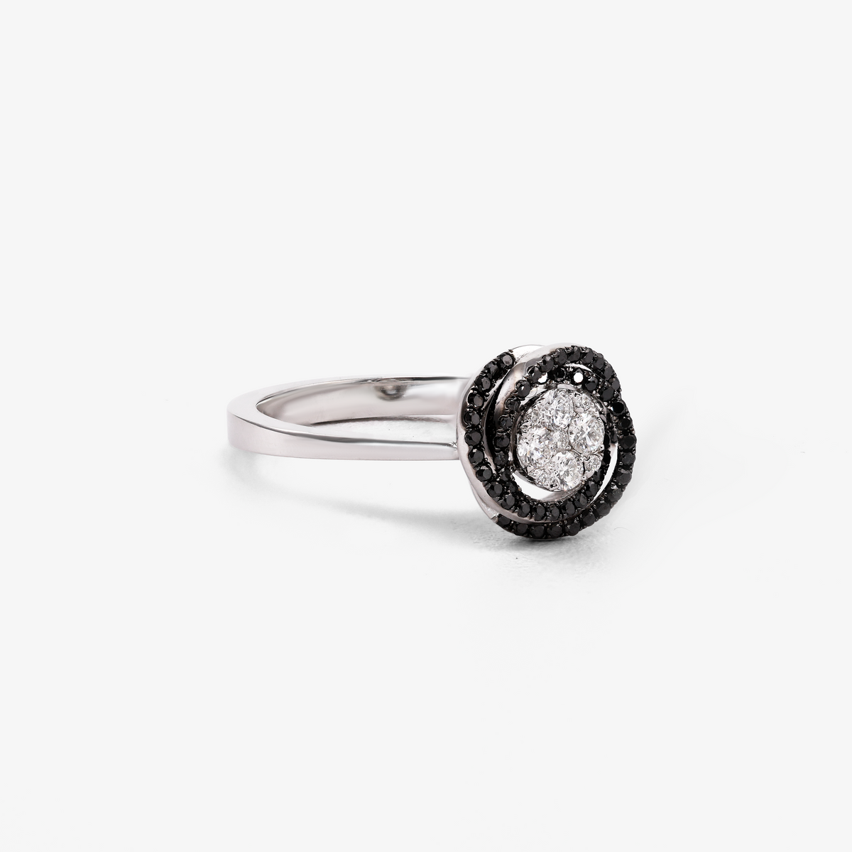 Inel aur 18k cu diamante 0.37 ct