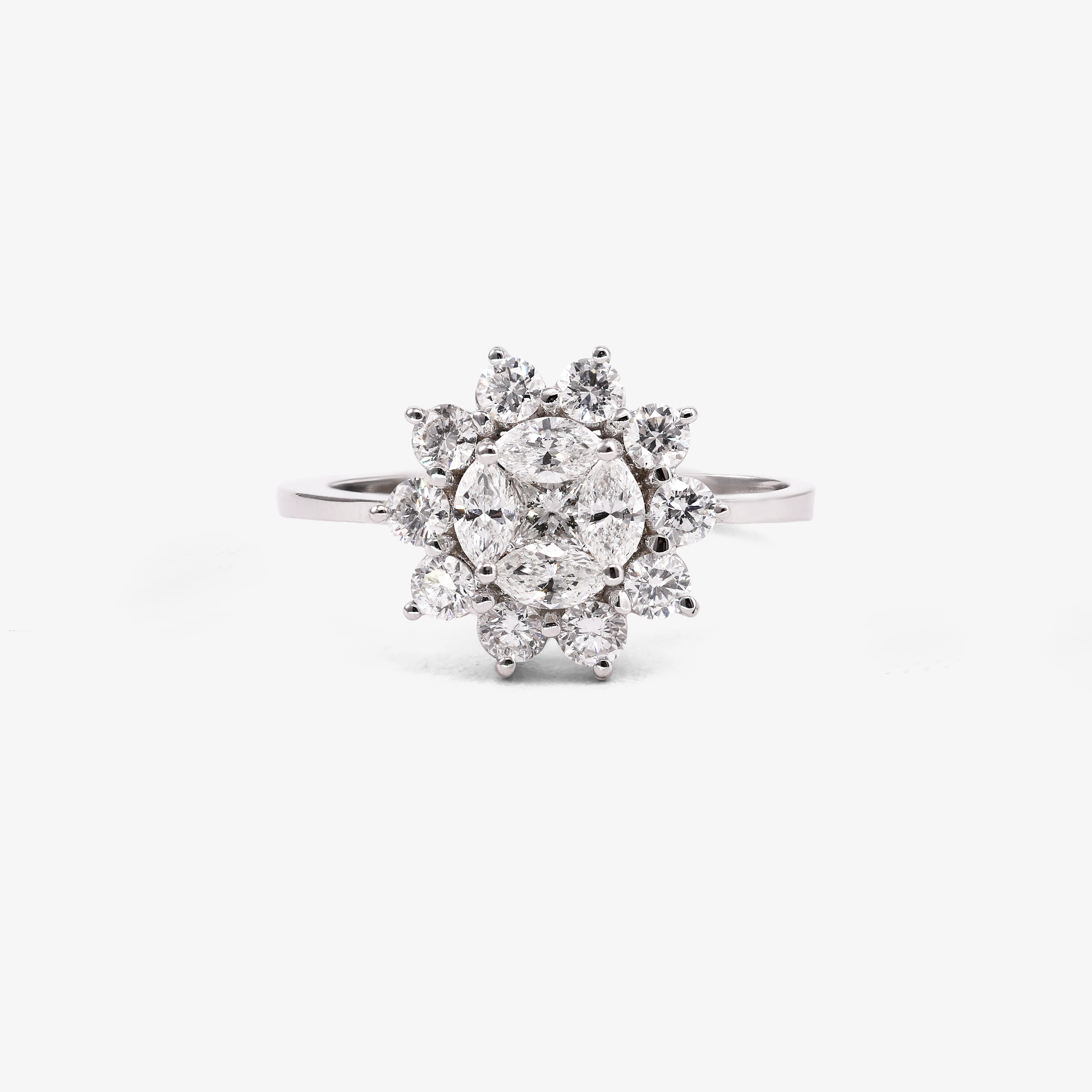 Inel aur 18k cu diamante 0.94 ct
