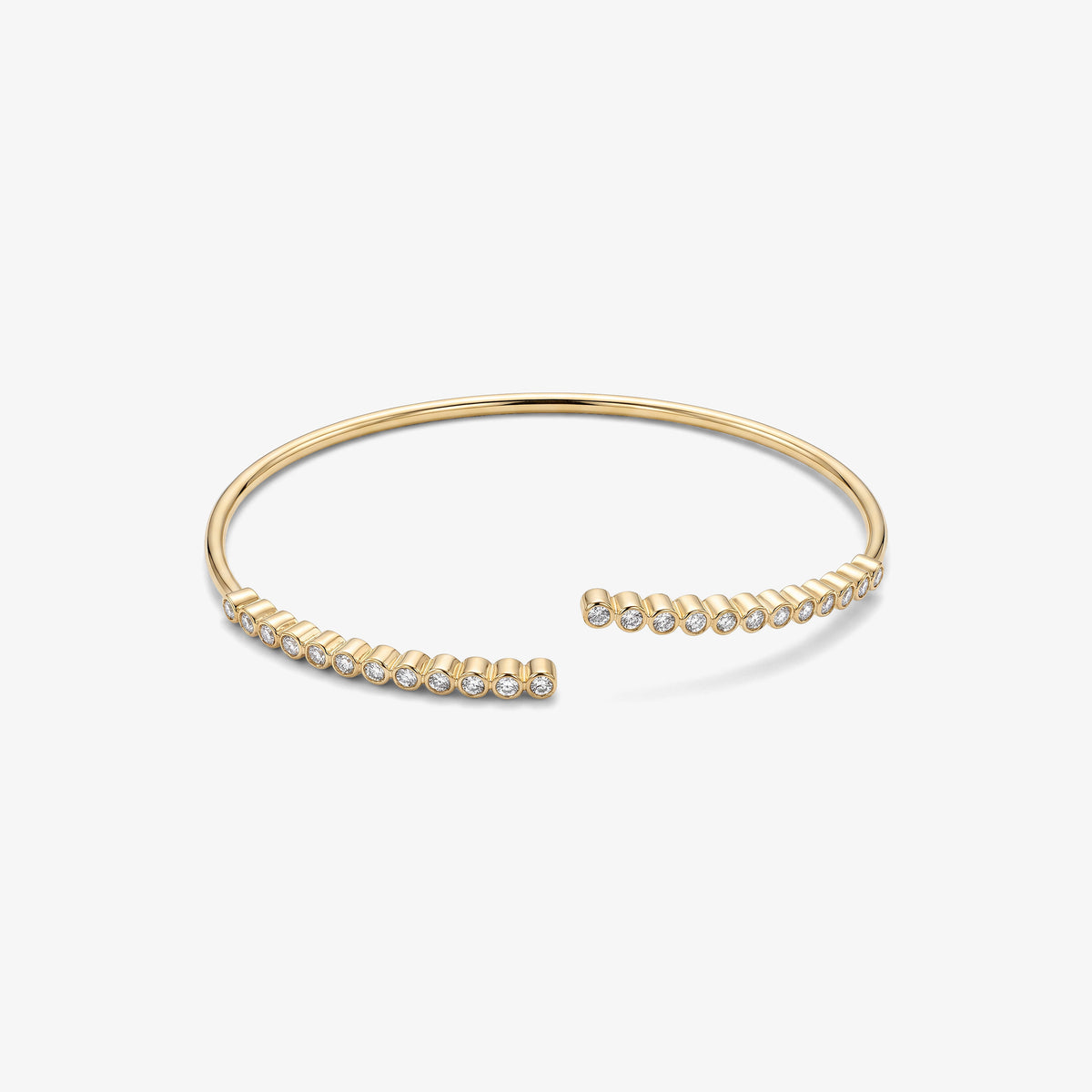 Brățară din aur galben 18K cu diamante 0,45 ct – vedere principală