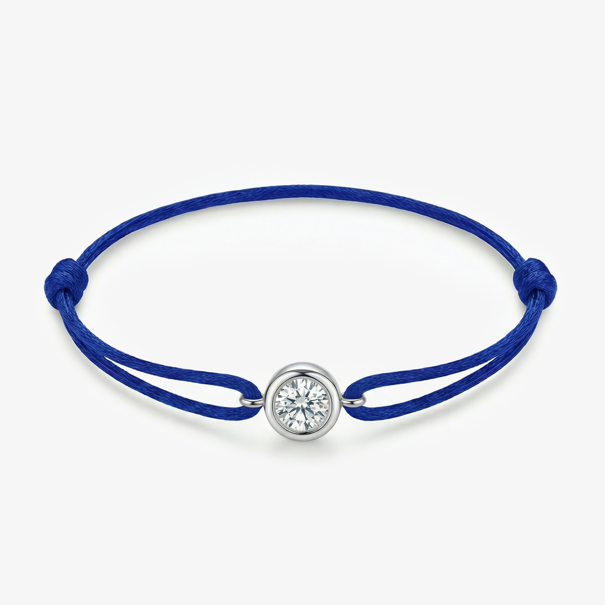 Bratara pe snur cu pandantiv si diamant 0.25ct