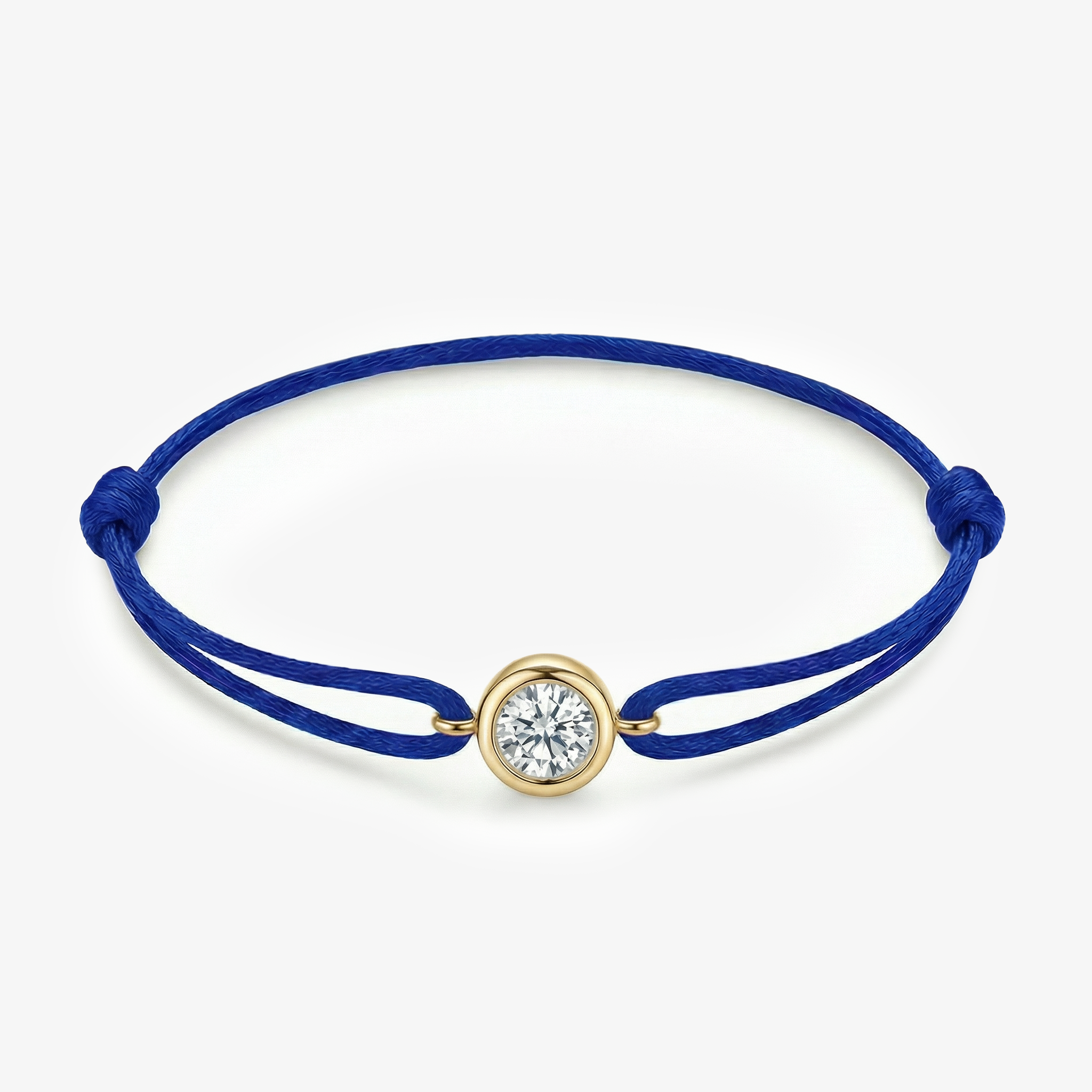 Bratara pe snur cu pandantiv si diamant 0.25ct