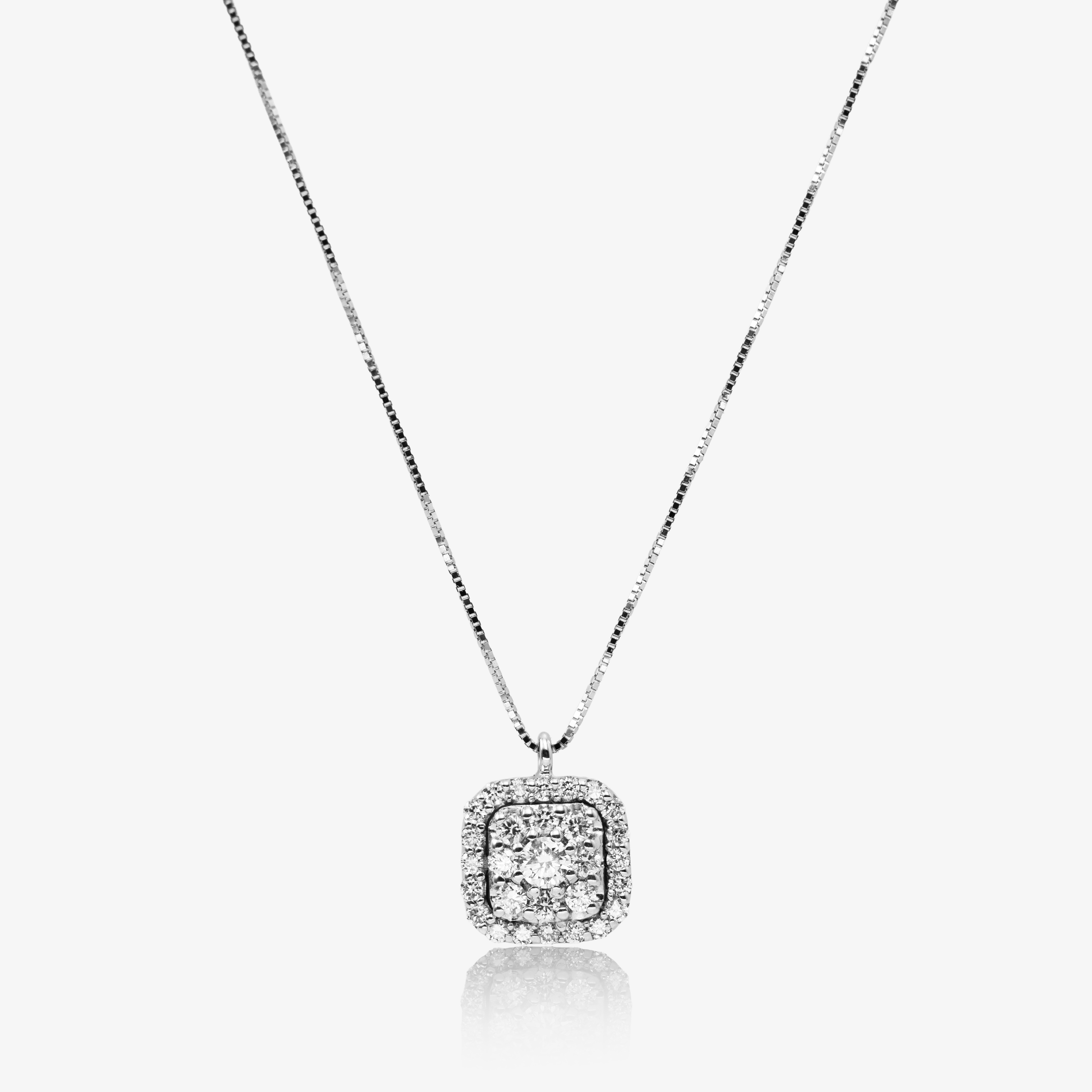 Colier aur 18k cu diamante 0.31 ct