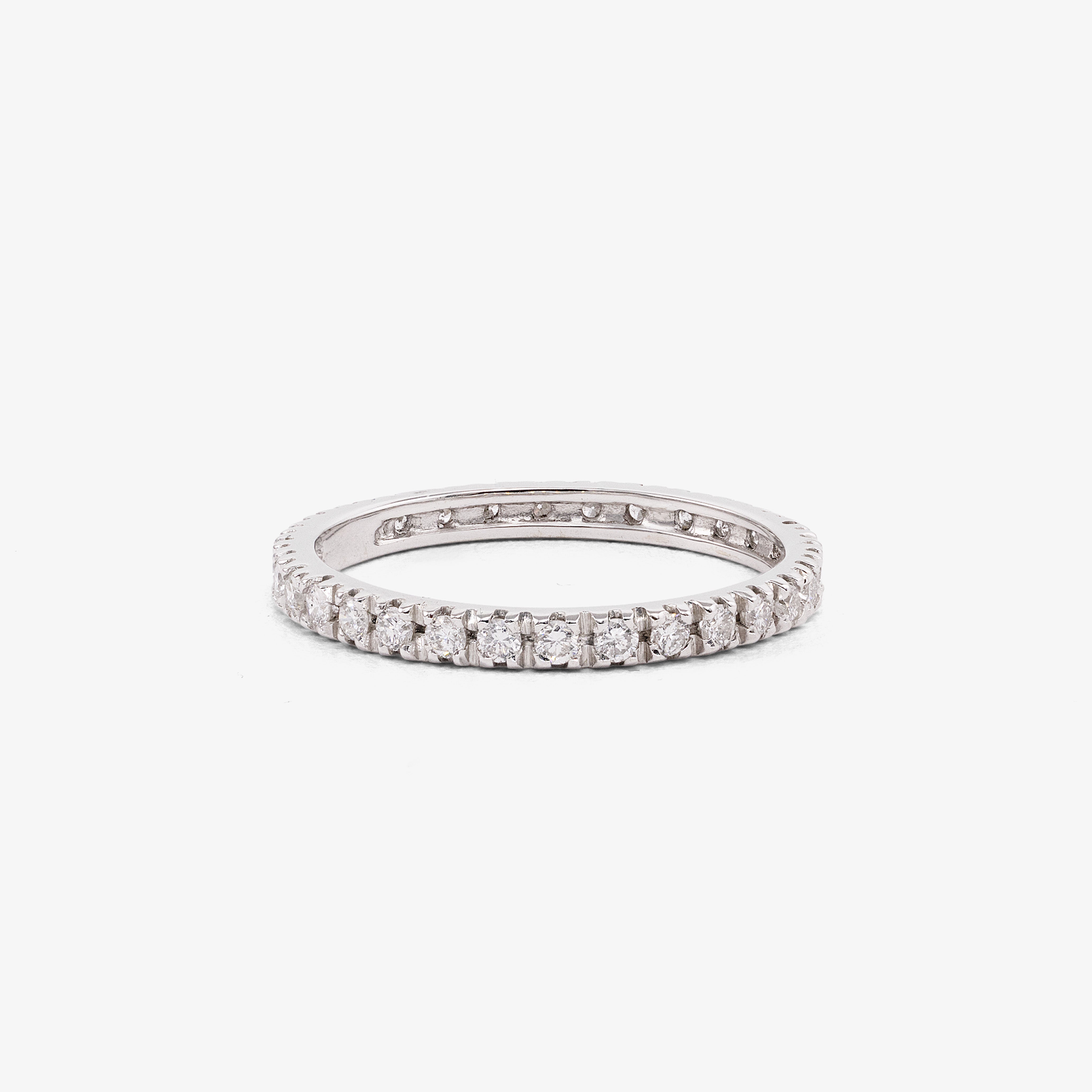 Inel eternity aur 18k cu diamante 0.50 ct