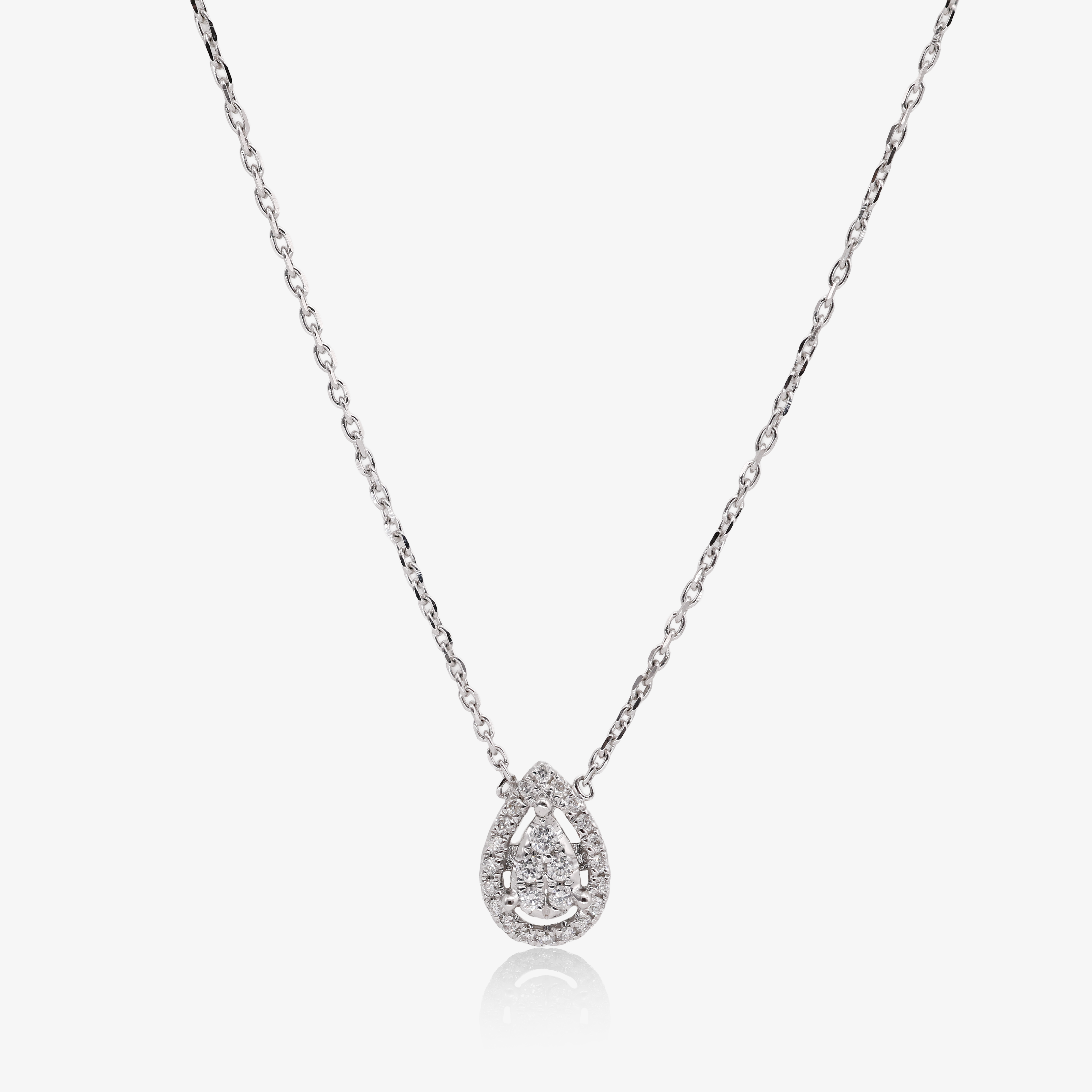 Colier aur 18k cu diamante 0.09 ct