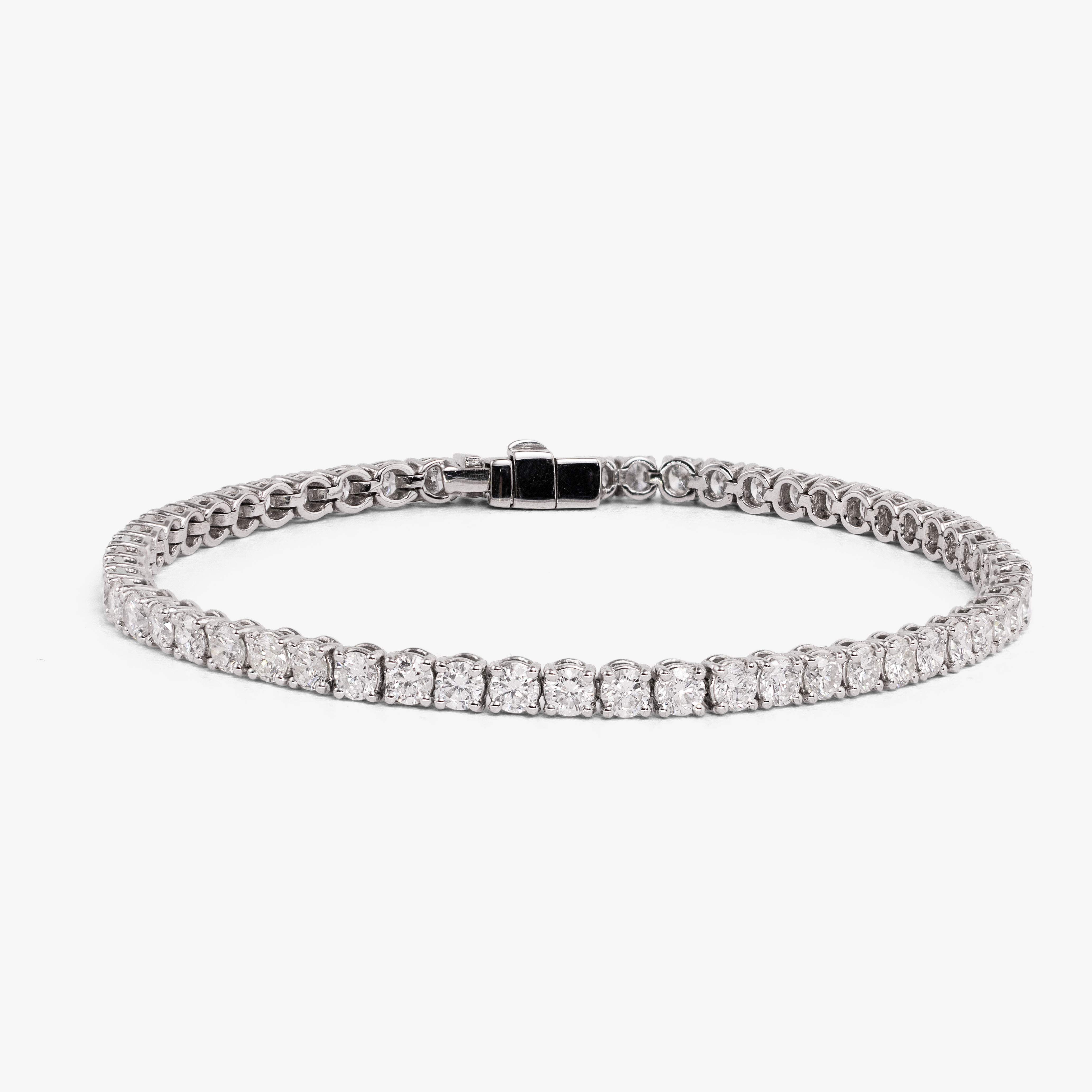 Bratara tennis aur 18k cu diamante 4.67 ct