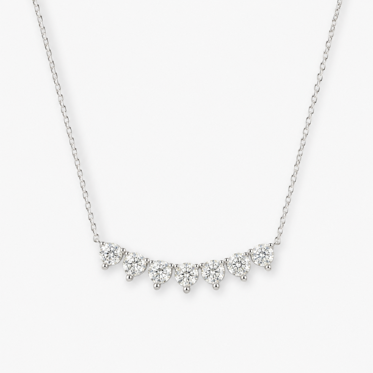 Colier din aur de 18K cu diamante de 0,30 ct, culoare G, claritate VS