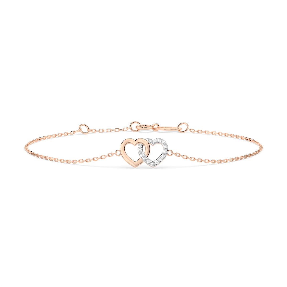 Brățară din Aur cu Diamante, Forma Rotund Briliant, 0,08 CT