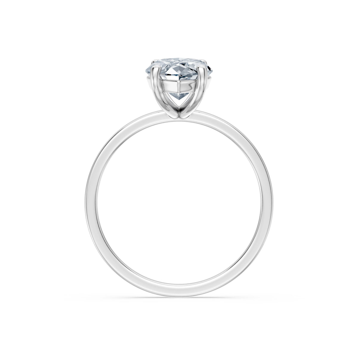 Inel de Logodnă Solitaire din Aur, Diamant Marquise 2,00 CT