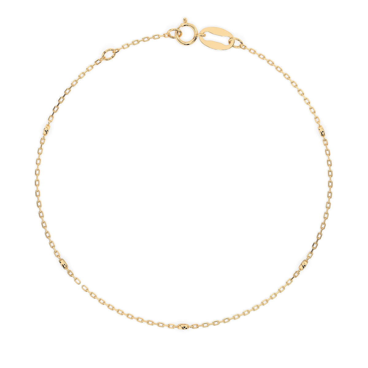Brățară din Aur cu Diamante, Forma Rotund Briliant, 0,07 CT