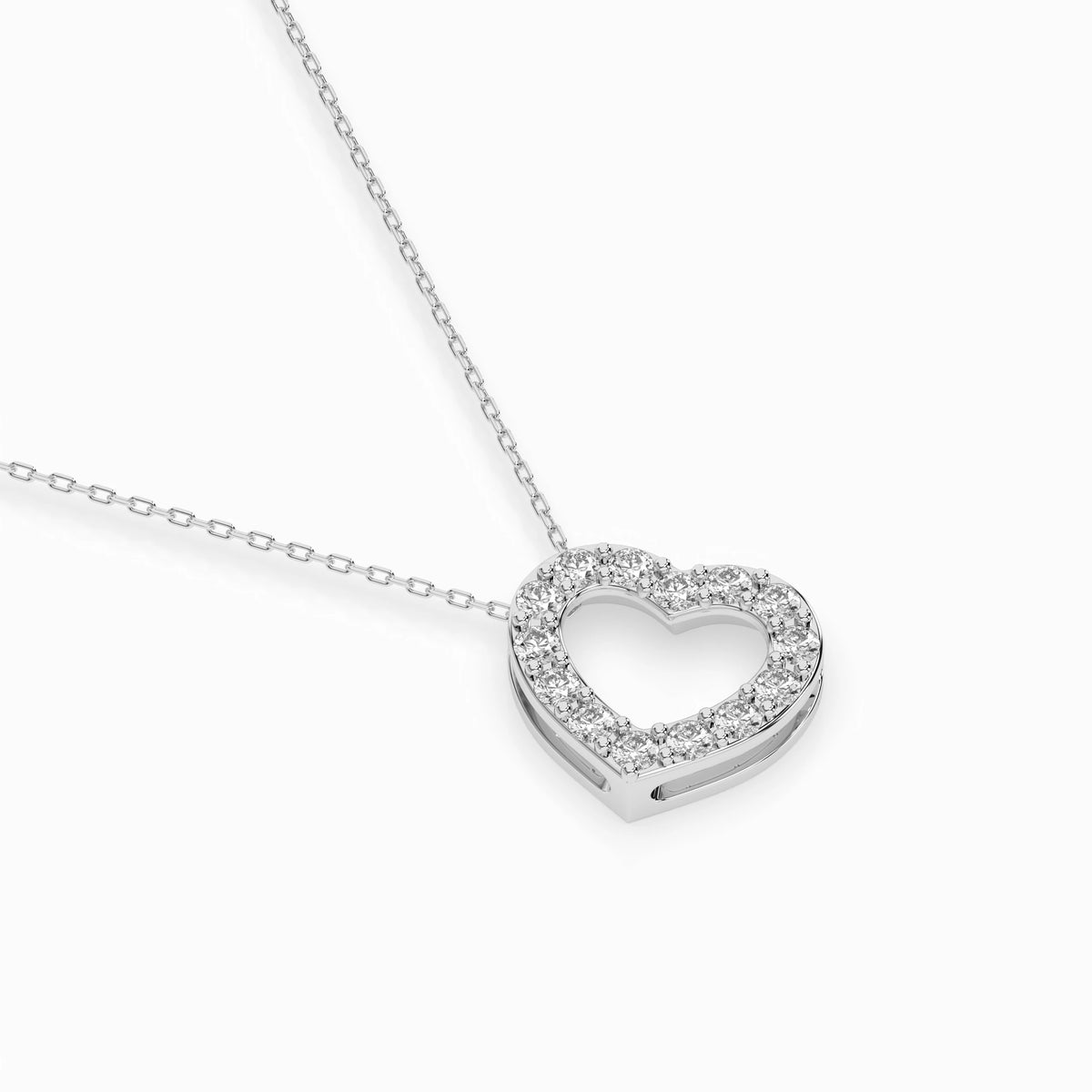 Colier din Aur cu Diamante, Forma Rotund Briliant, 0,35 CT
