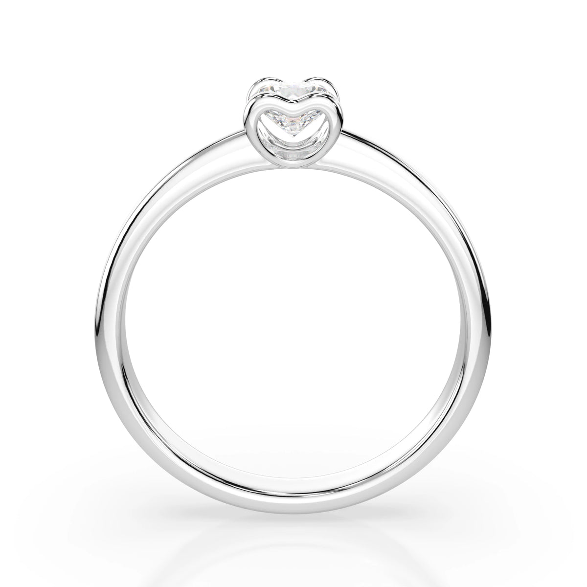 Inel de Logodnă Solitaire din Aur, Diamant Rotund Briliant 0,30 CT