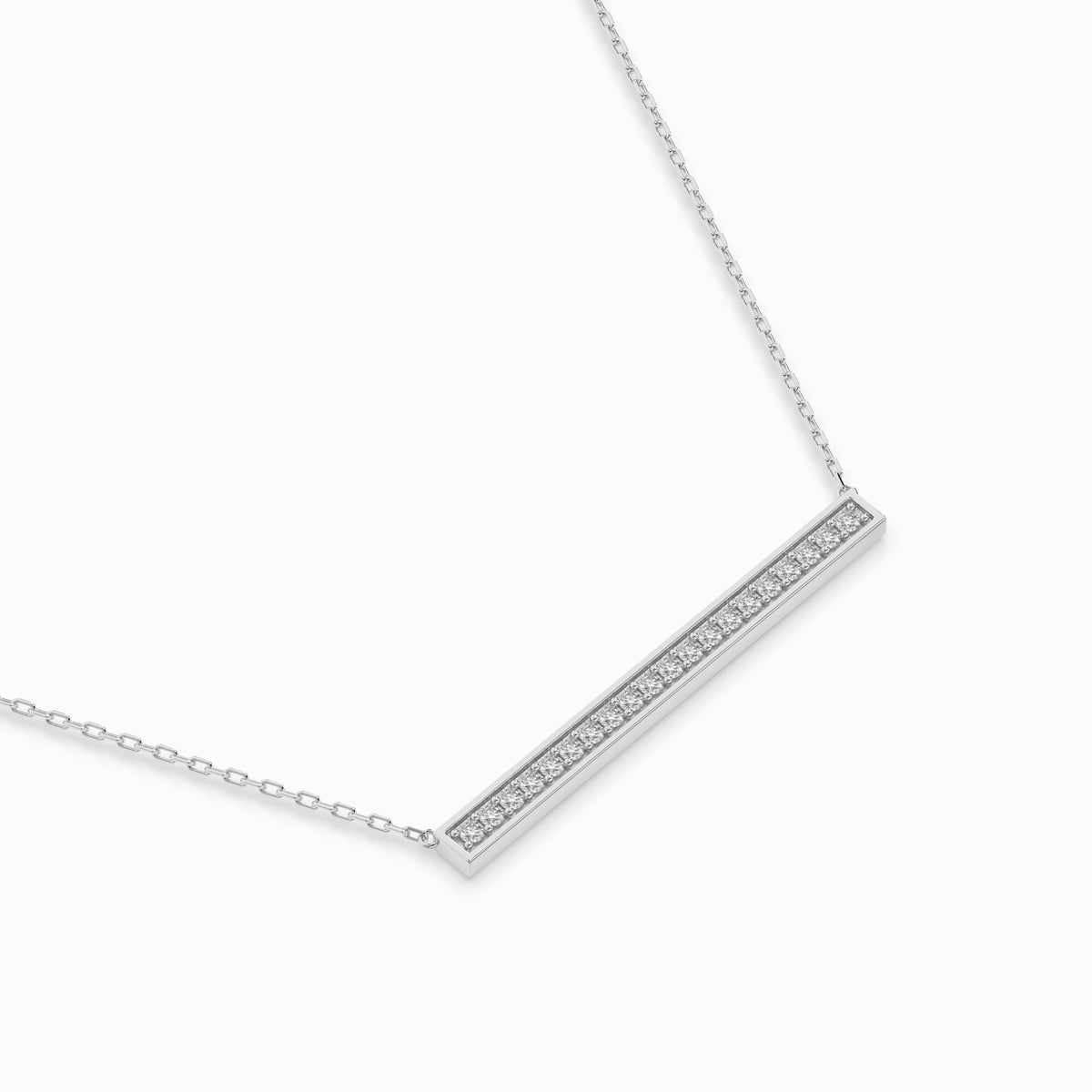 Colier din Aur cu Diamante, Forma Rotund Briliant, 0,12 CT