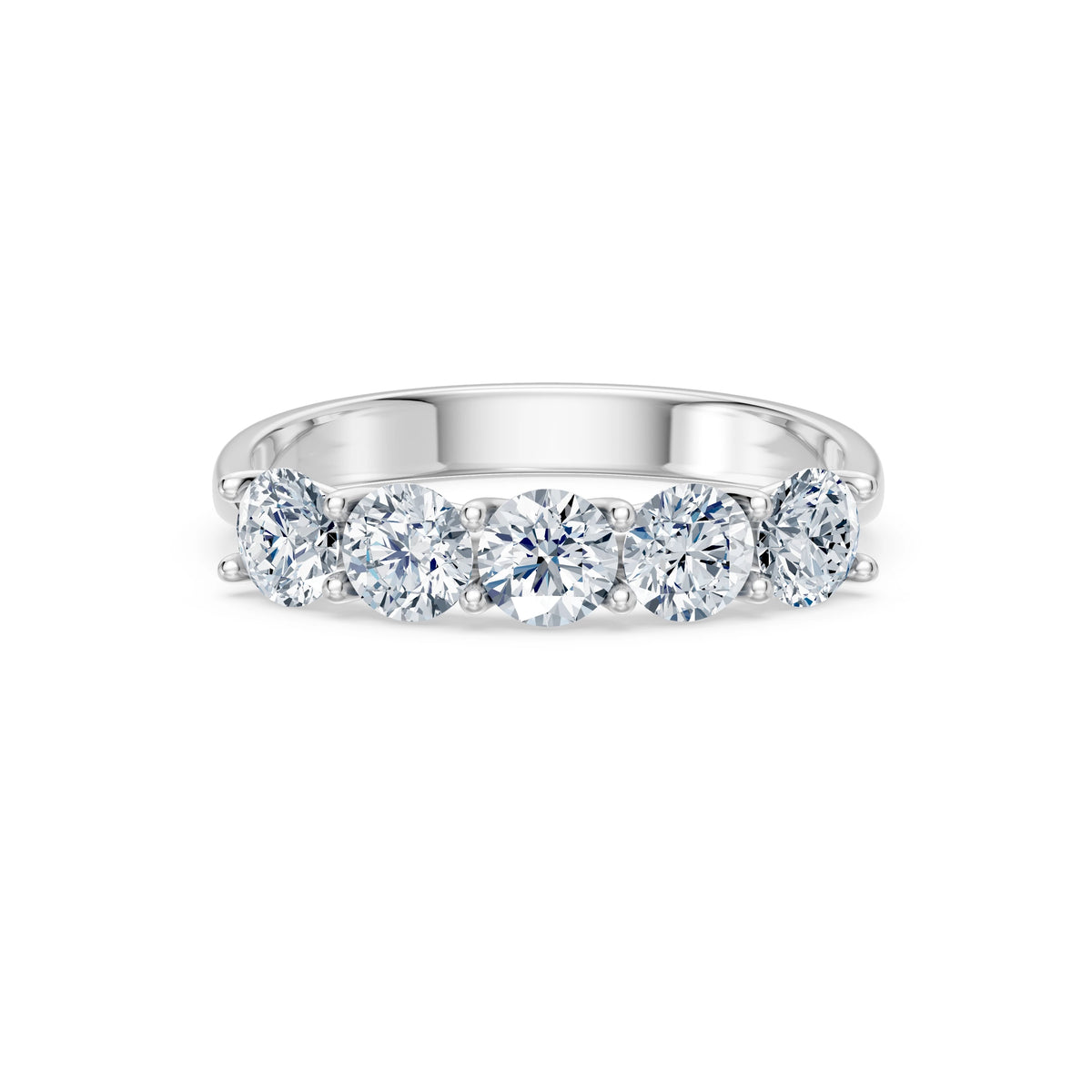 Inel din Aur cu Diamante, Forma Rotund Briliant, 1,25 CT