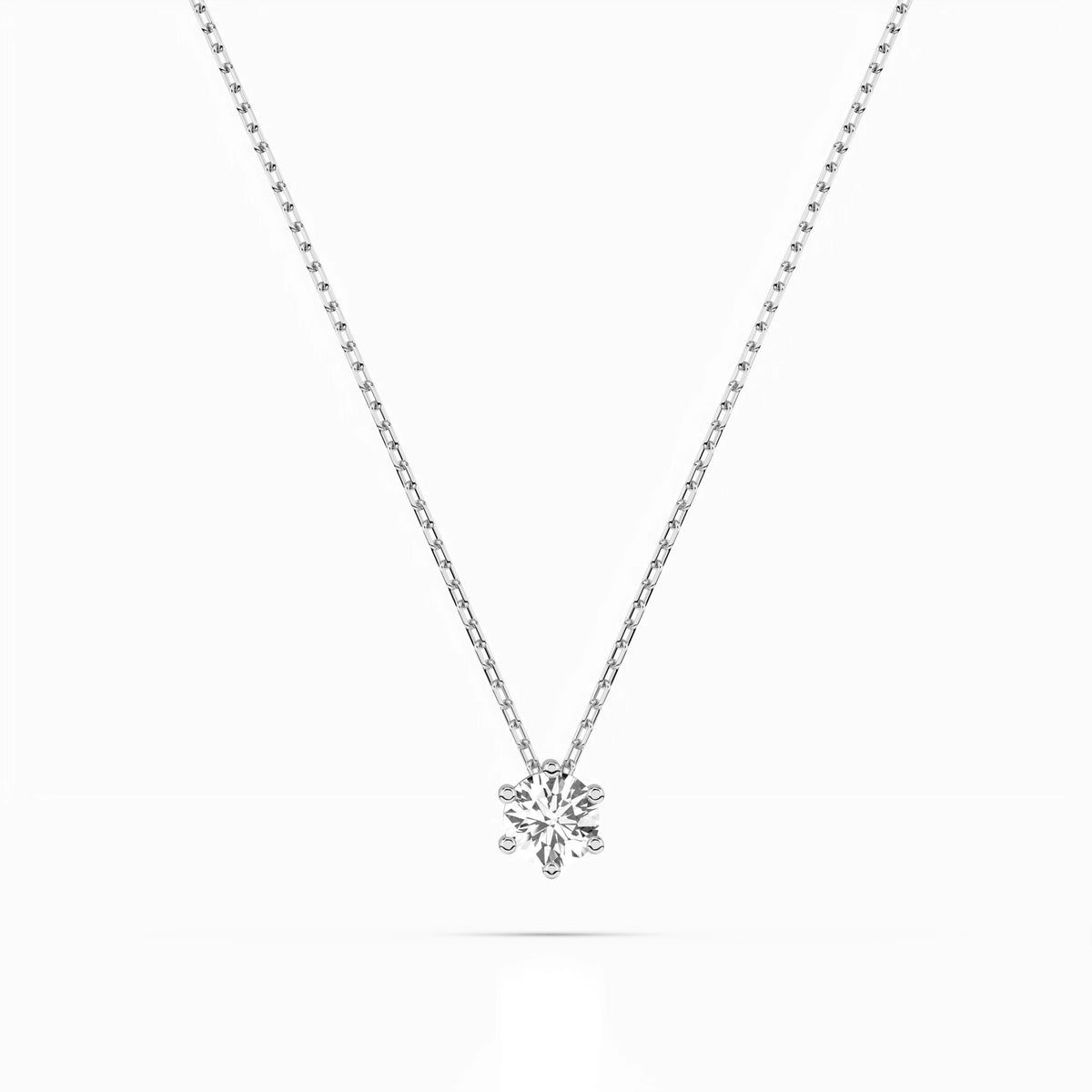 Colier din Aur cu Diamant, Forma Rotund Briliant, 0,10 CT