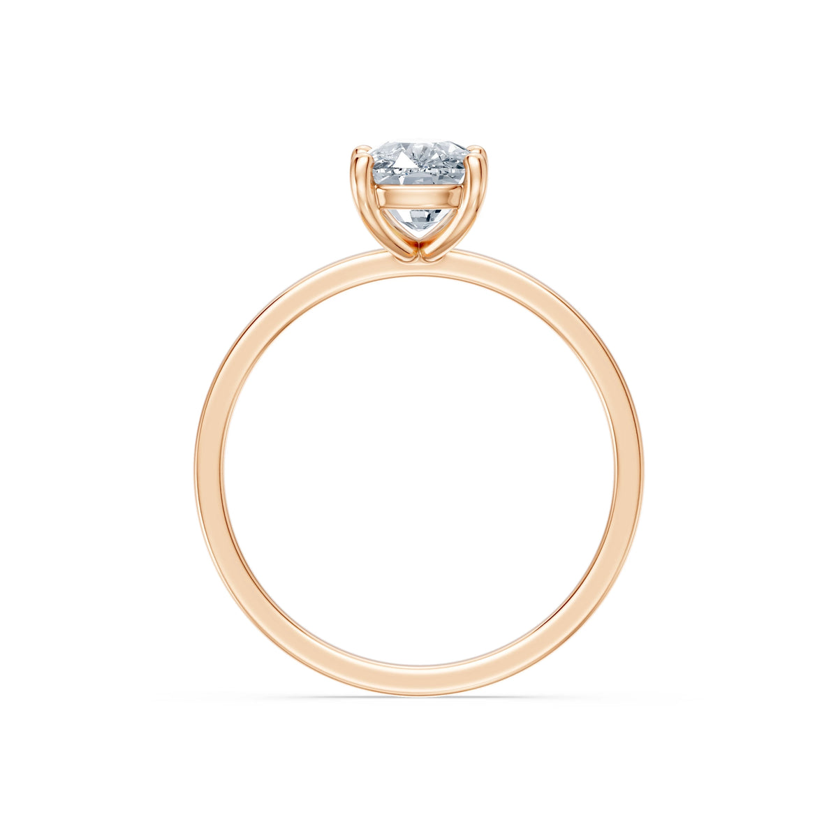 Inel de Logodnă Solitaire din Aur, Diamant Cushion 1,50 CT