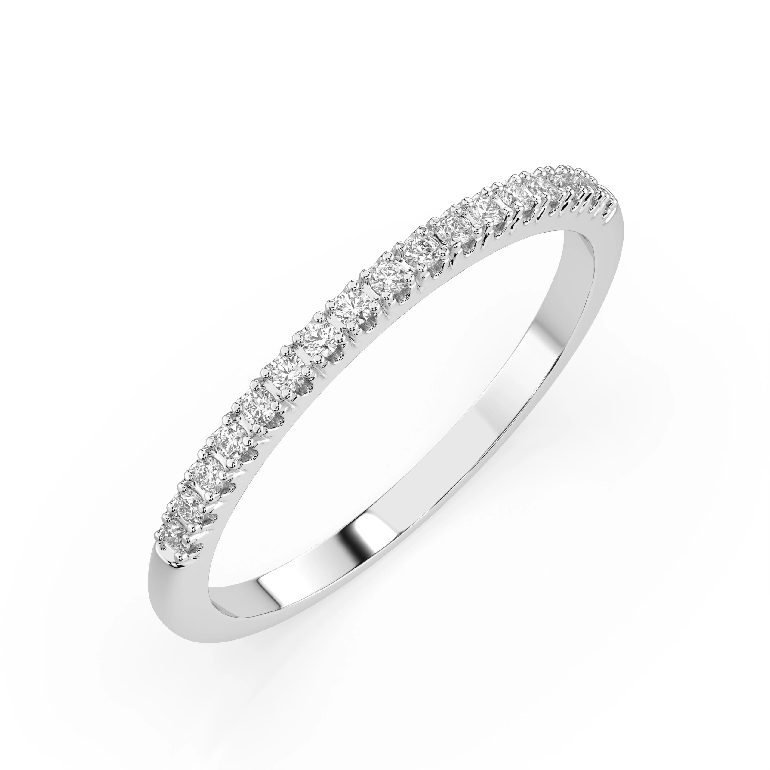 Inel din Aur cu Diamante Rotunde Briliant 0.14 CT