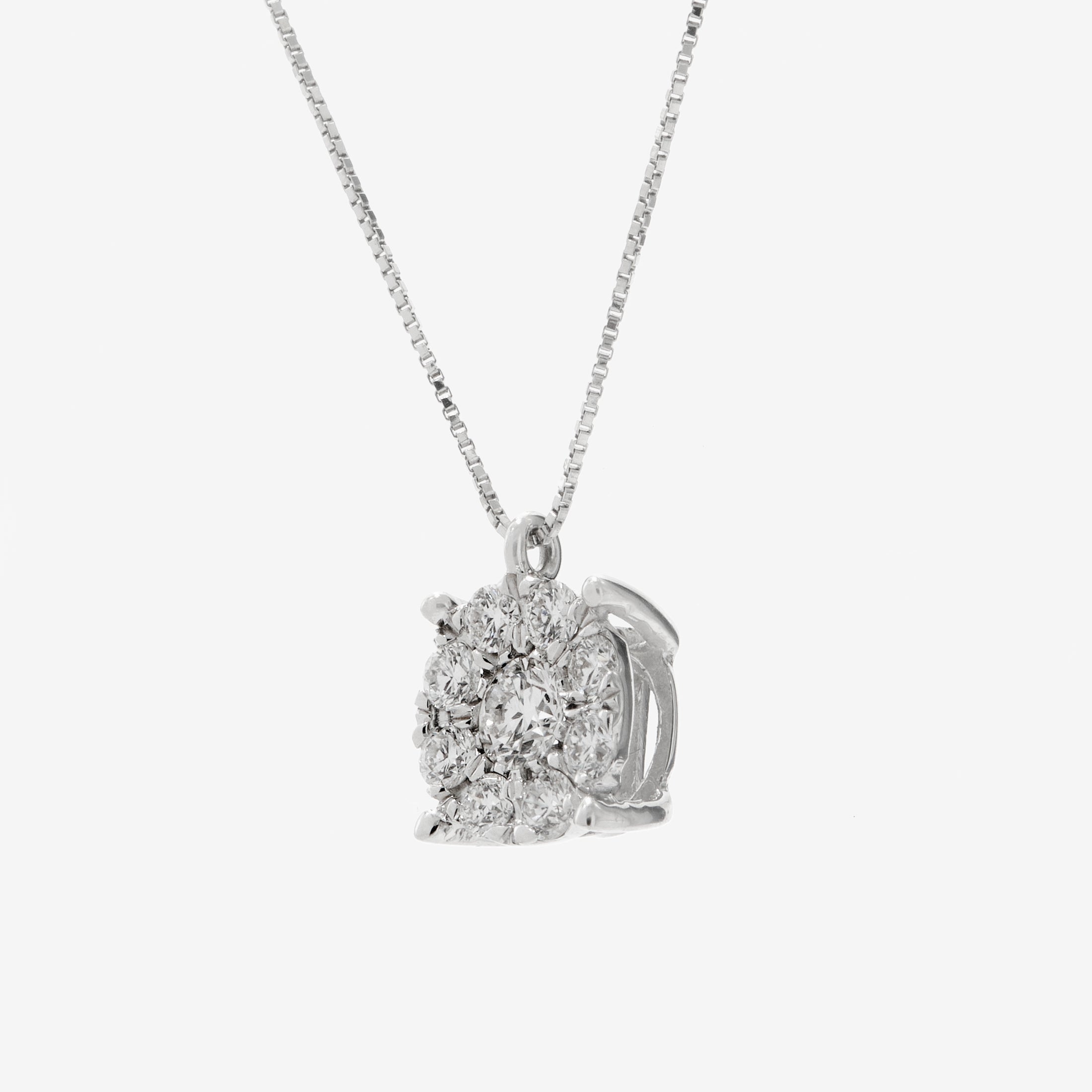 Kiran necklace with diamonds