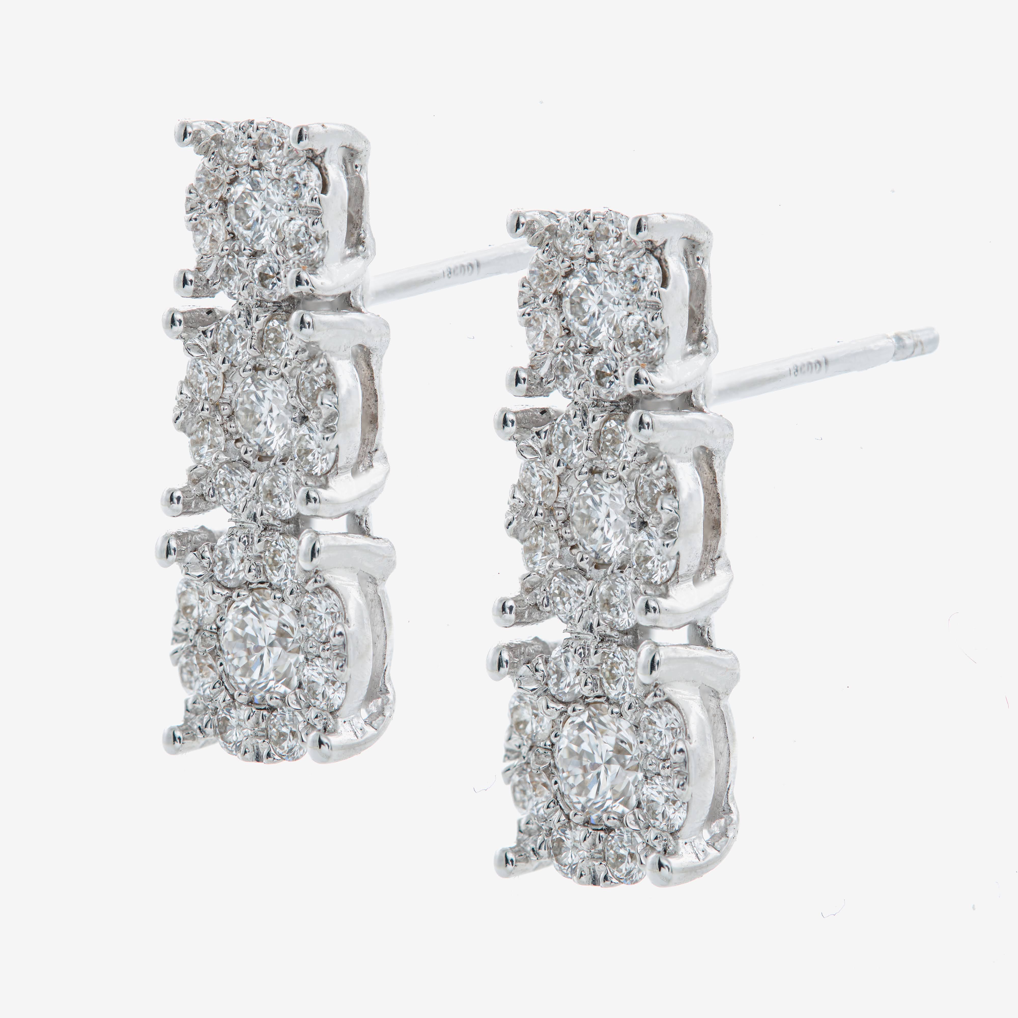 Calista diamond earrings
