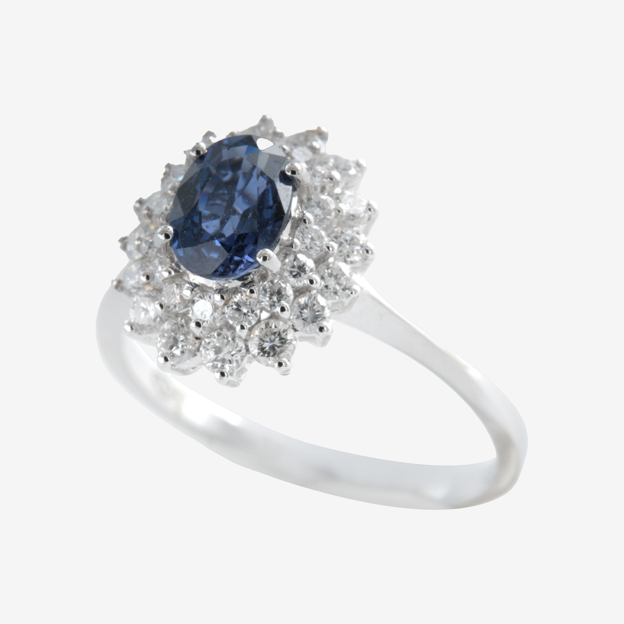 ANABEL RING WITH SAPPHIRE AND DIAMONDS